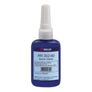 Riegler Lock AN 302-60, anaerober Klebstoff, hochfest, 50 ml