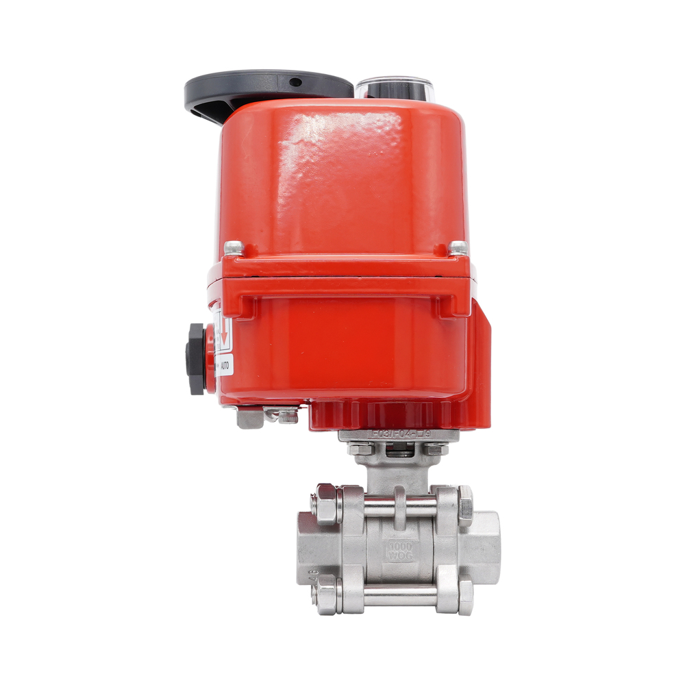 Rp 1-1/4'' 2-Wege Edelstahl-Kugelhahn mit modulierendem elektrischem Antrieb 24V AC/DC Bild 5