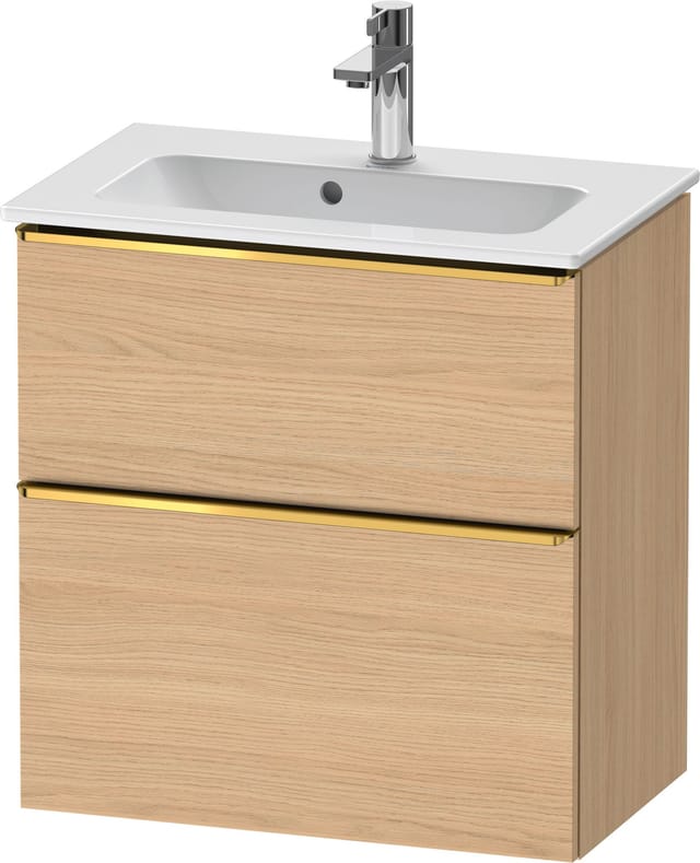 Duravit Waschtischunterschrank D-Neo Compact 61x37,2, g pol/Ei N, 1 Kast, 1 A, wandhängend