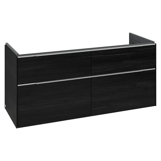V&B Waschtischunterschrank Subway 3.0 127,2x57,6x47,8cm, m LE/Gr AL gl, bla Oa