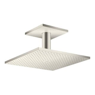 hansgrohe Kopfbrause Axor m Decke, 300x300mm, 2jet, Edelstahl-Optik