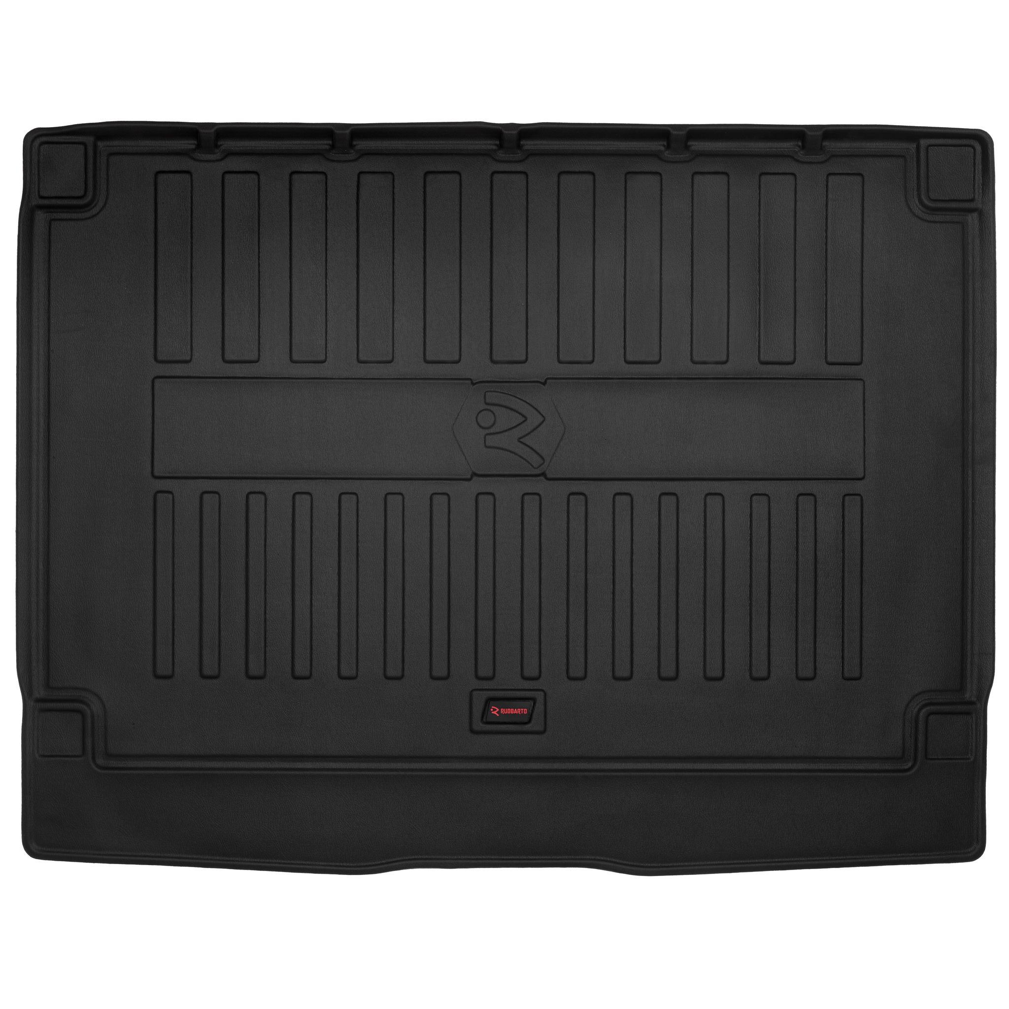 6016021 – Kofferraummatte Mit 3d-gummieinsatz – Tpe Mit Hohem Rand Für: Peugeot Partner Ii (2008–2018) / Citroën Berlingo Ii (2008–2018), 5-sitzer