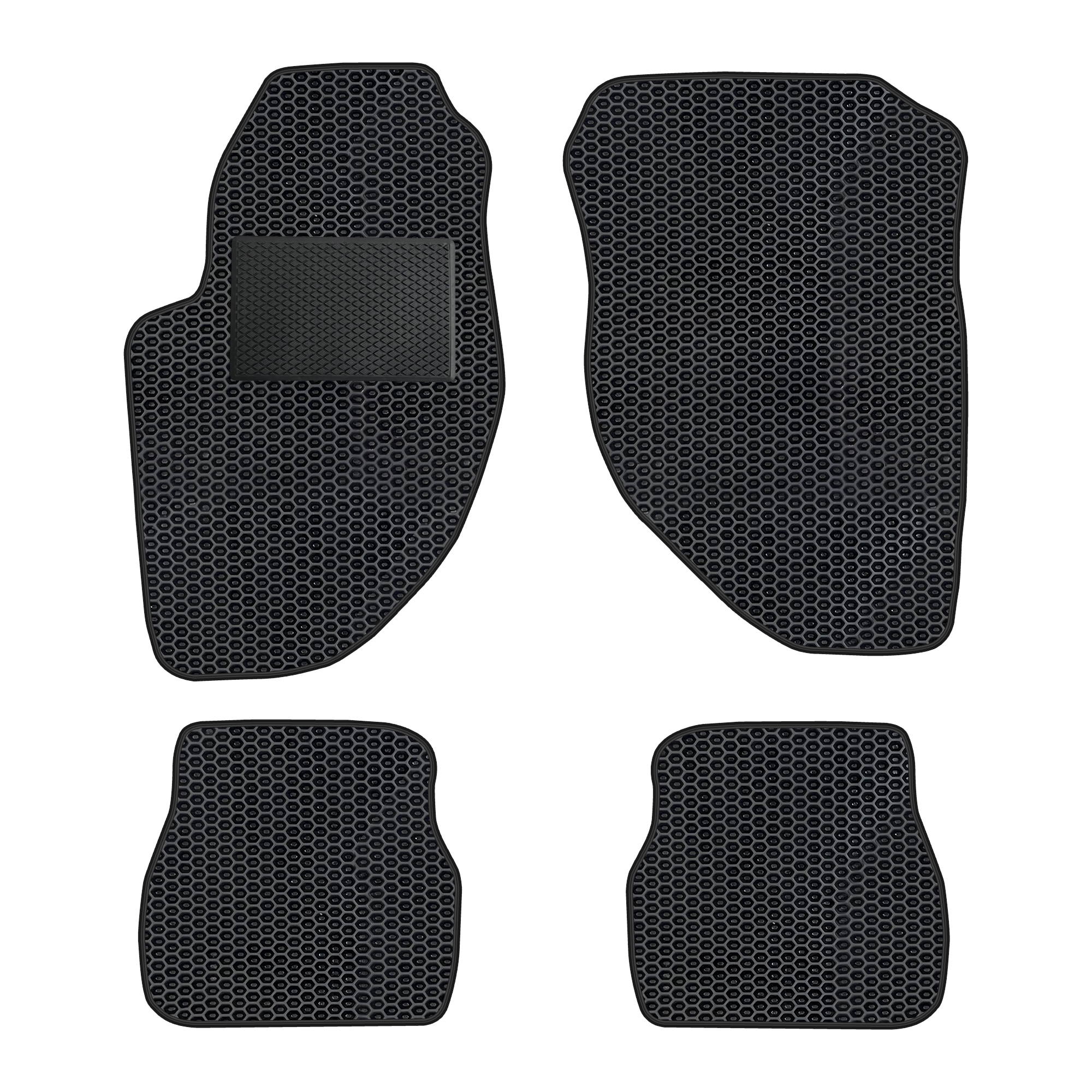 Al001evapod - Komplettes Set Eva-autofußmatten Passend Für Alfa Romeo 166 1998-2007 (mit Zusätzlicher Verstärkung)