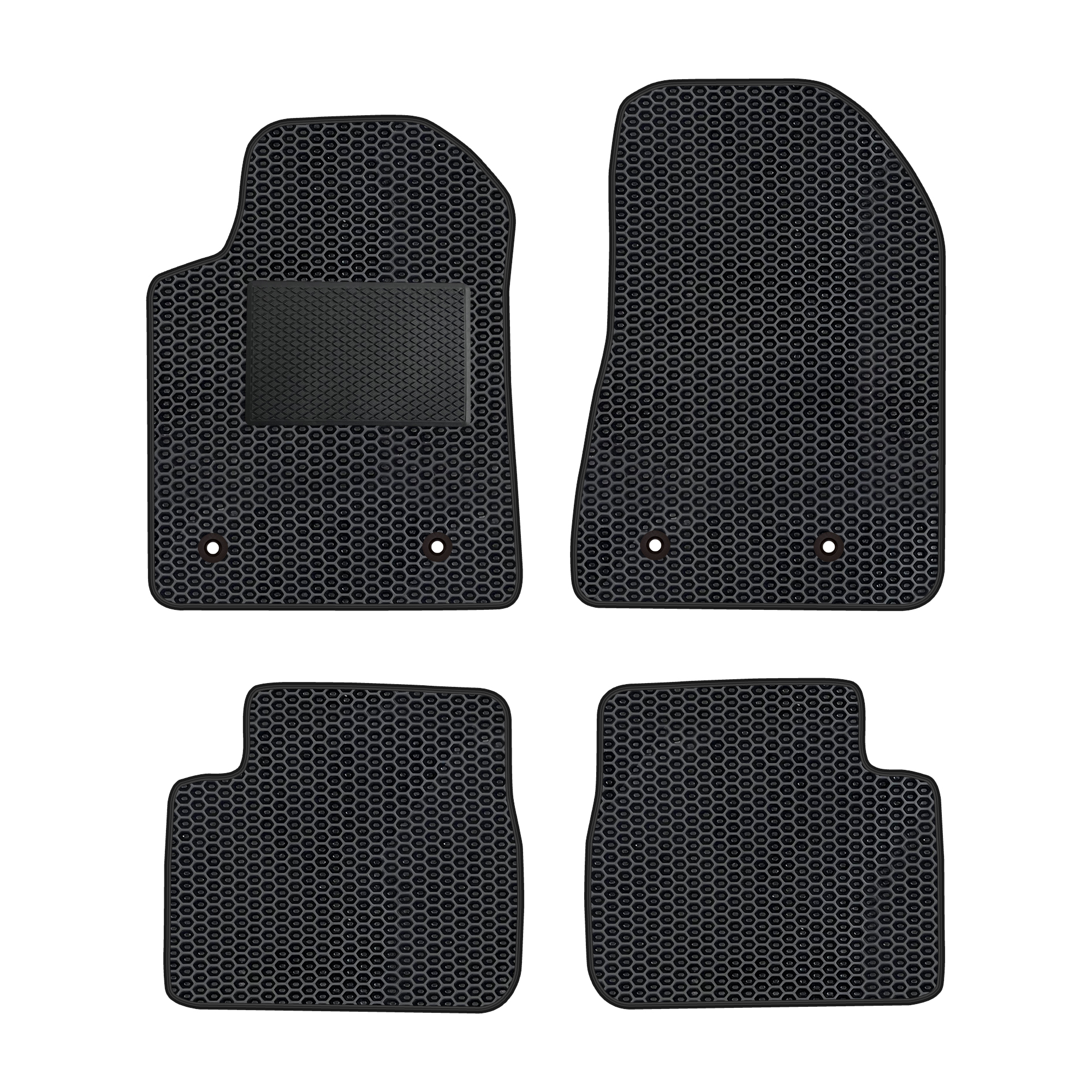 Al003evapod - Komplettes Set Eva-autofußmatten Passend Für Alfa Romeo Giuletta 2010-2020 (mit Zusätzlicher Verstärkung)