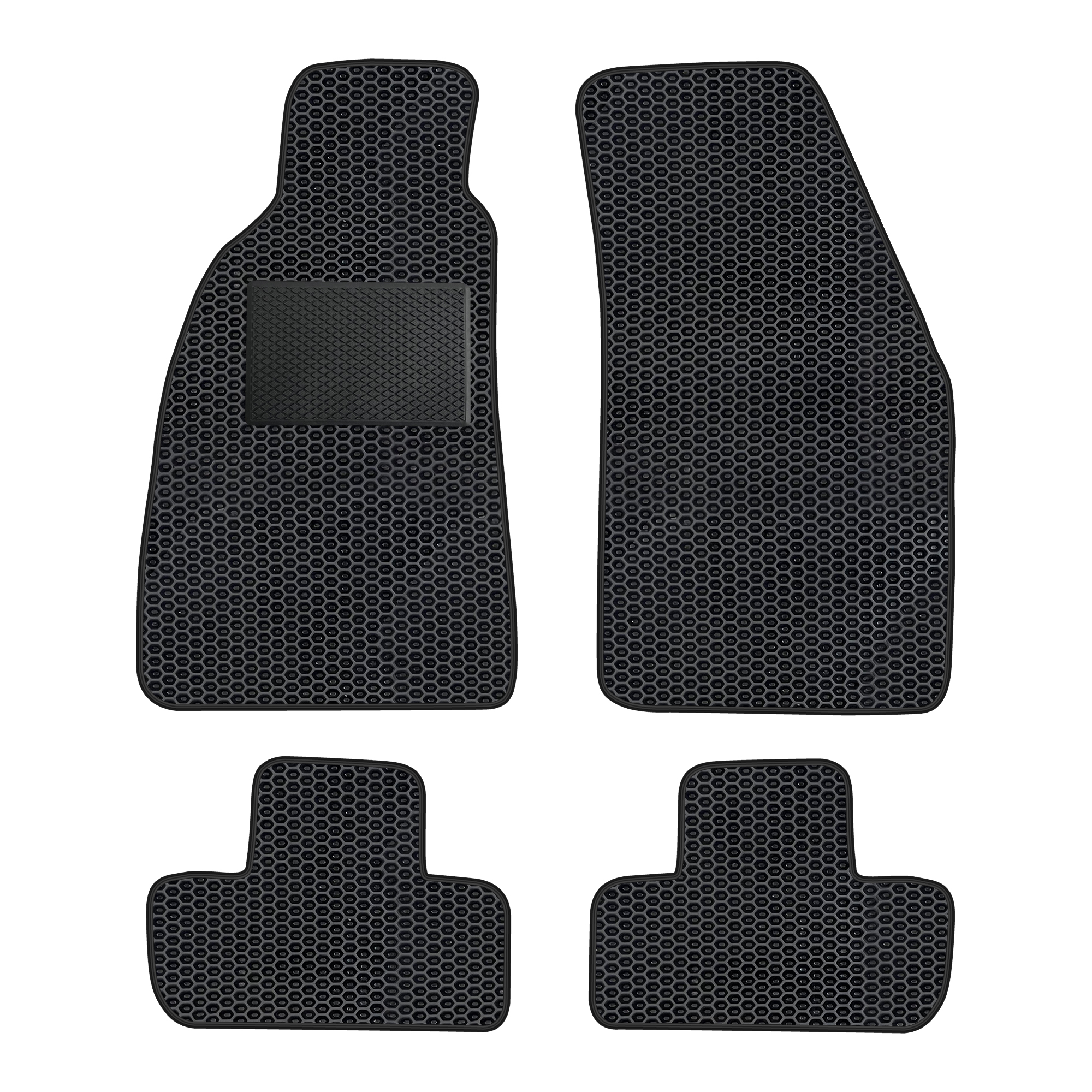 Al002evapod - Komplettes Set Eva-autofußmatten, Passend Für Alfa Romeo Gtv 1995-2005 (mit Zusätzlicher Verstärkung)