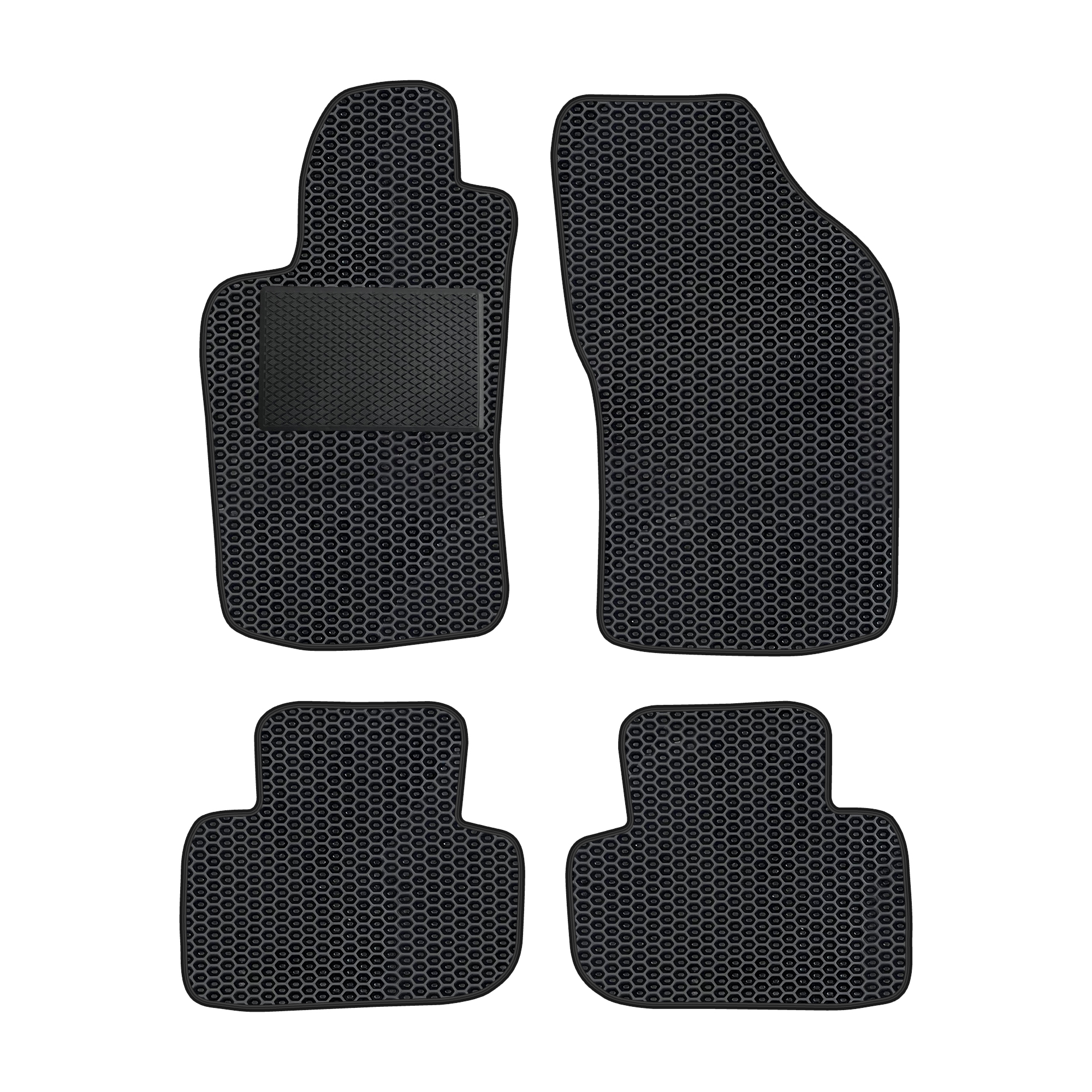 Al004evapod - Komplettes Set Eva-autofußmatten Passend Für Alfa Romeo Gt 147 2000-2010 (mit Zusätzlicher Verstärkung)