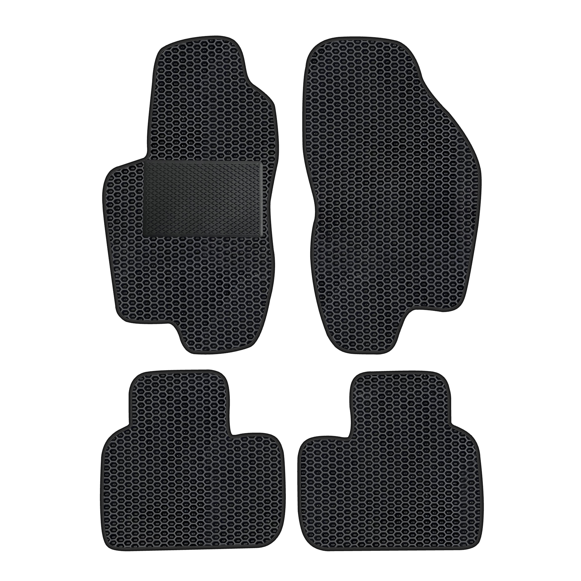 Al006evapod - Komplettes Set Eva-autofußmatten Passend Für Alfa Romeo 156 1997-2007 (mit Zusätzlicher Verstärkung)