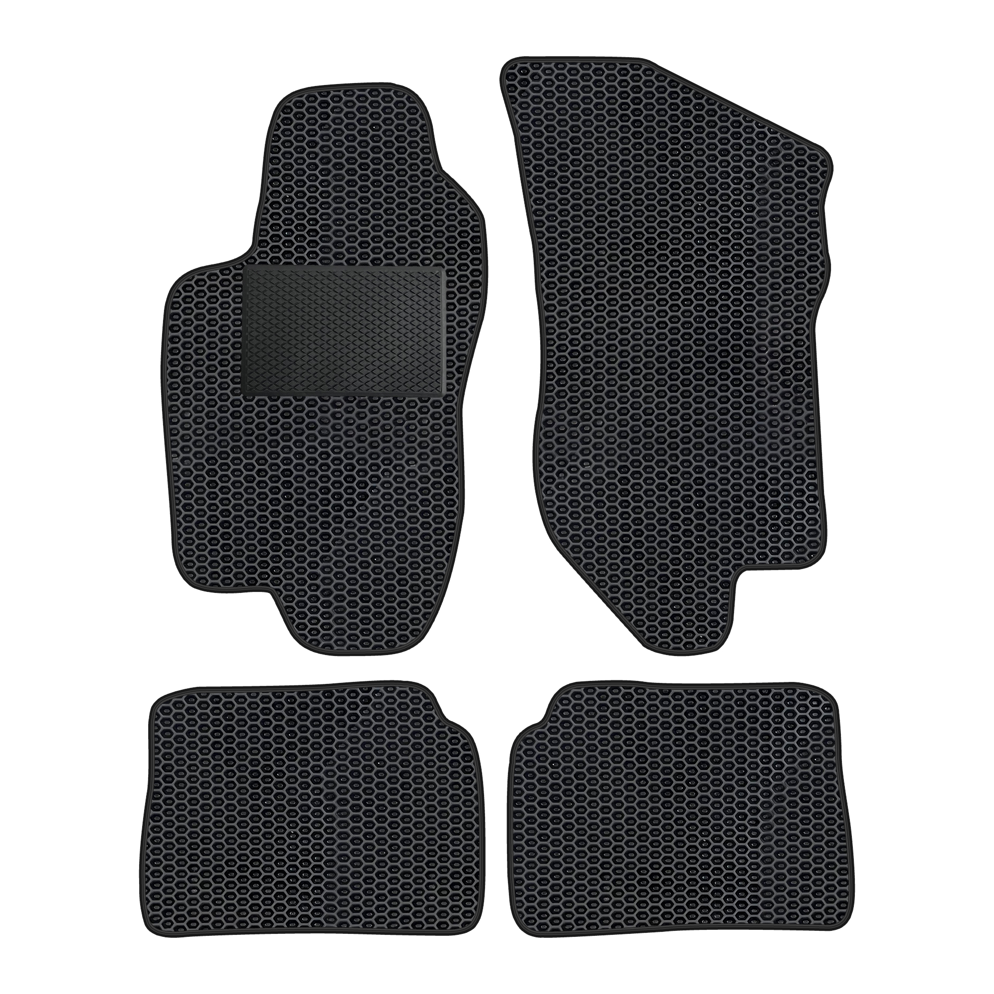 Al008evapod - Komplettes Set Eva-autofußmatten Passend Für Alfa Romeo 145 1994-2001 (mit Zusätzlicher Verstärkung)