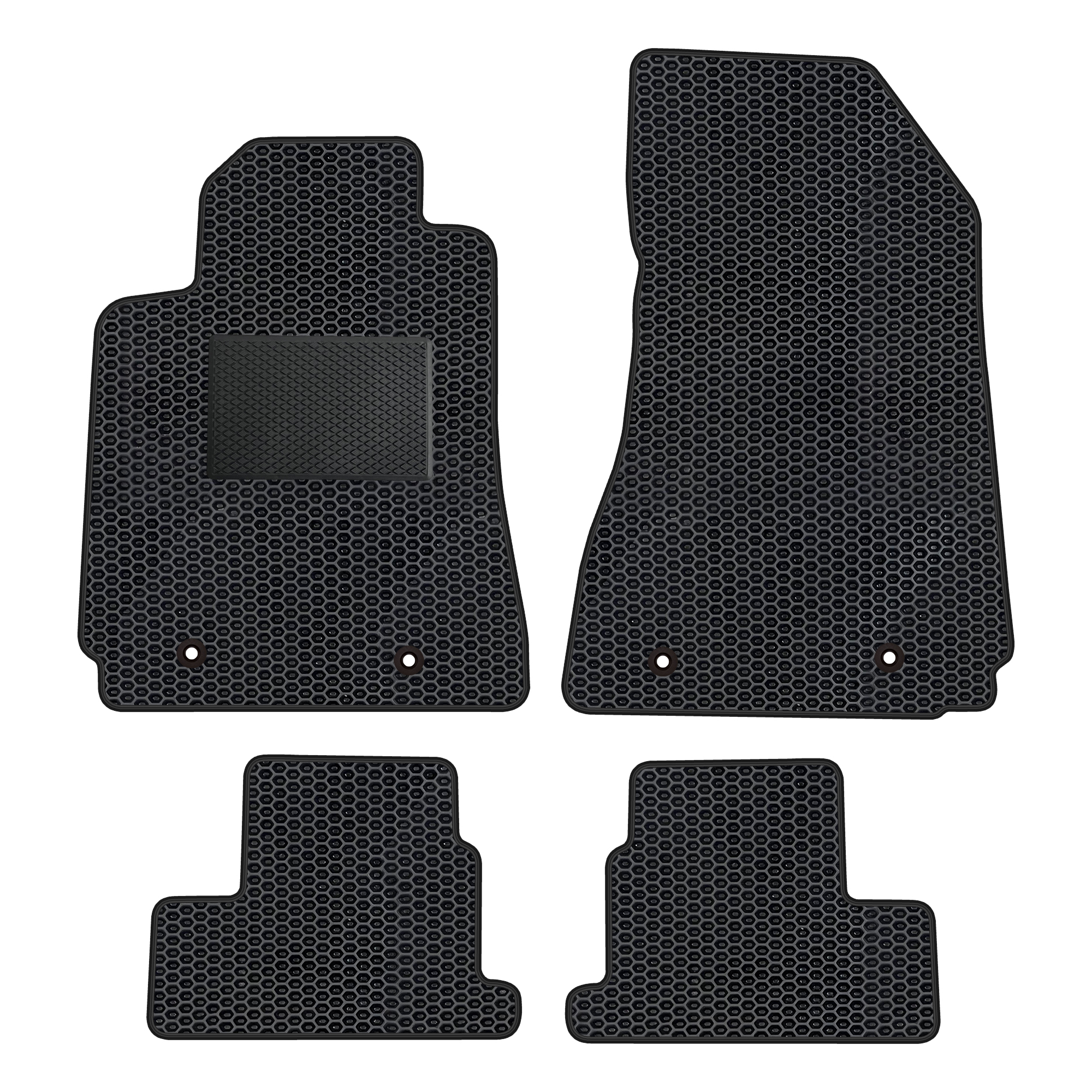 Al012evapod - Komplettes Set Eva-autofußmatten Passend Für Alfa Romeo Brera 2005-2010 (mit Zusätzlicher Verstärkung)