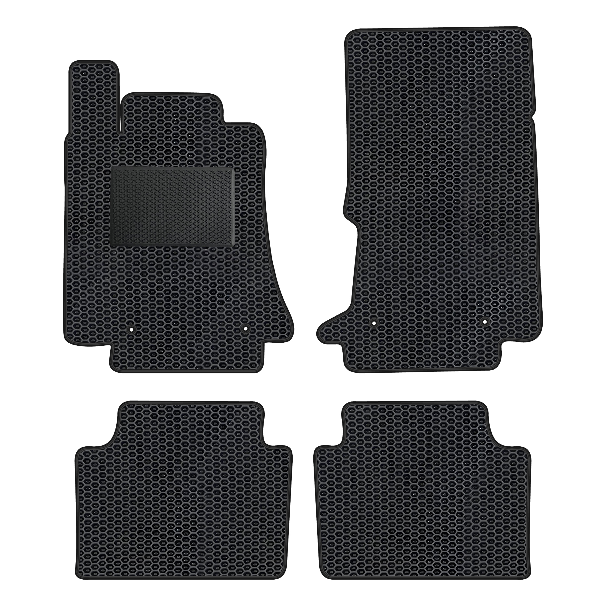 Al014evapod - Komplettes Set Eva-autofußmatten, Passend Für Alfa Romeo Giulia Q4 Ab 2016 (mit Zusätzlicher Verstärkung)