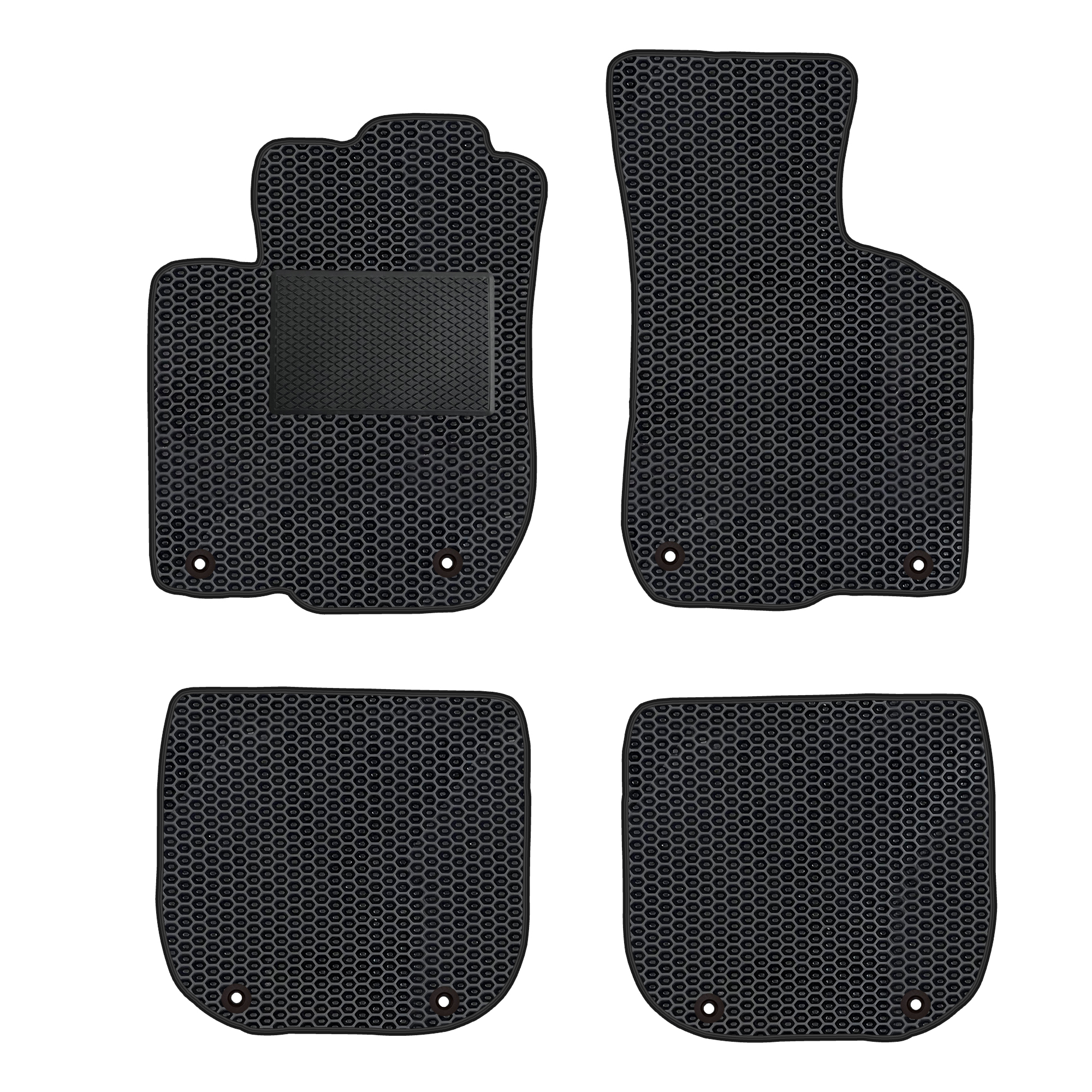 Au008evapod - Komplettes Set Eva-autofußmatten Passend Für Audi A3 I 8l 1996-2003 (mit Zusätzlicher Verstärkung)