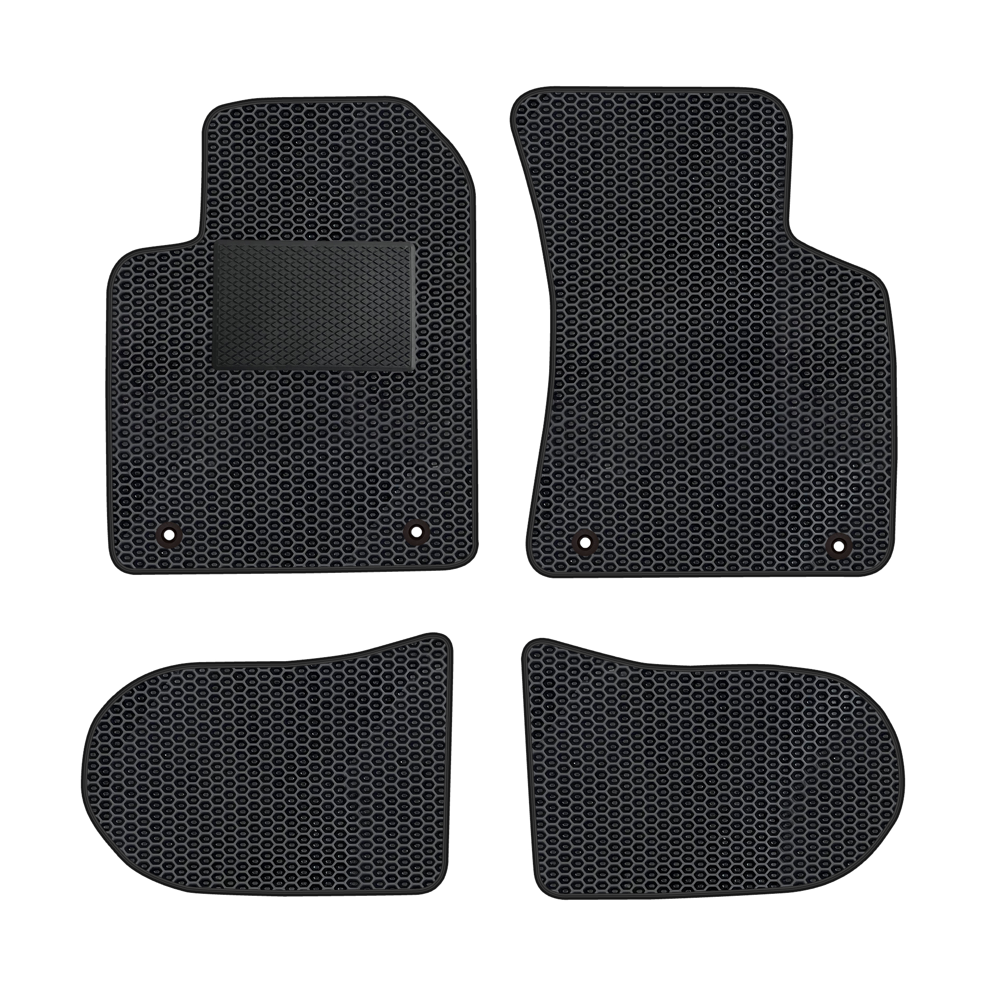 Au004evapod - Komplettes Set Eva-autofußmatten Passend Für Audi Tt 8n 1998-2006 (mit Zusätzlicher Verstärkung)