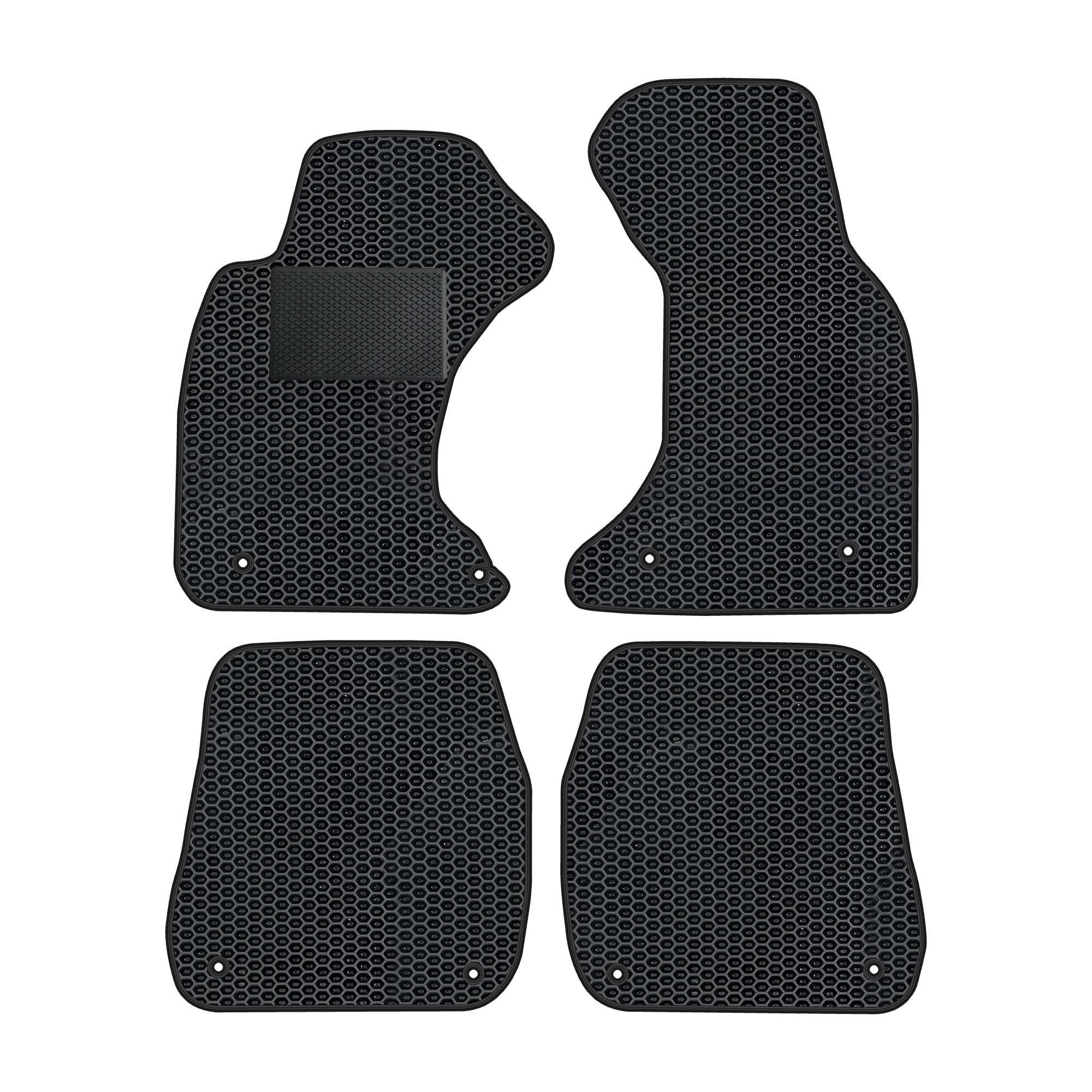 Au030evapod - Komplettes Set Eva-autofußmatten Passend Für Audi A6 C5 S6 1997-2004 (mit Zusätzlicher Verstärkung)