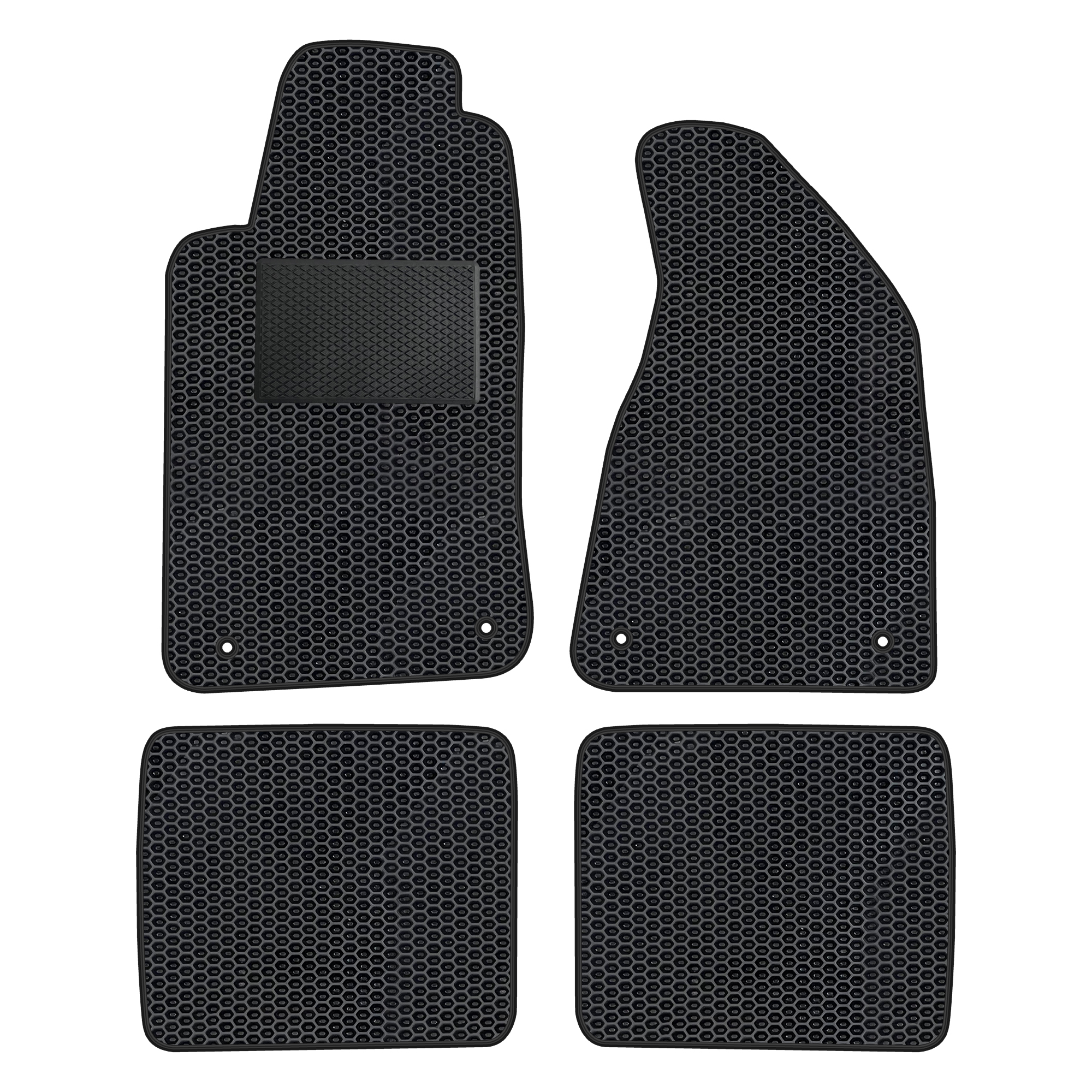 Au031evapod - Komplettes Set Eva-autofußmatten Passend Für Audi 80 B4 Coupé 1990-2000 (mit Zusätzlicher Verstärkung)