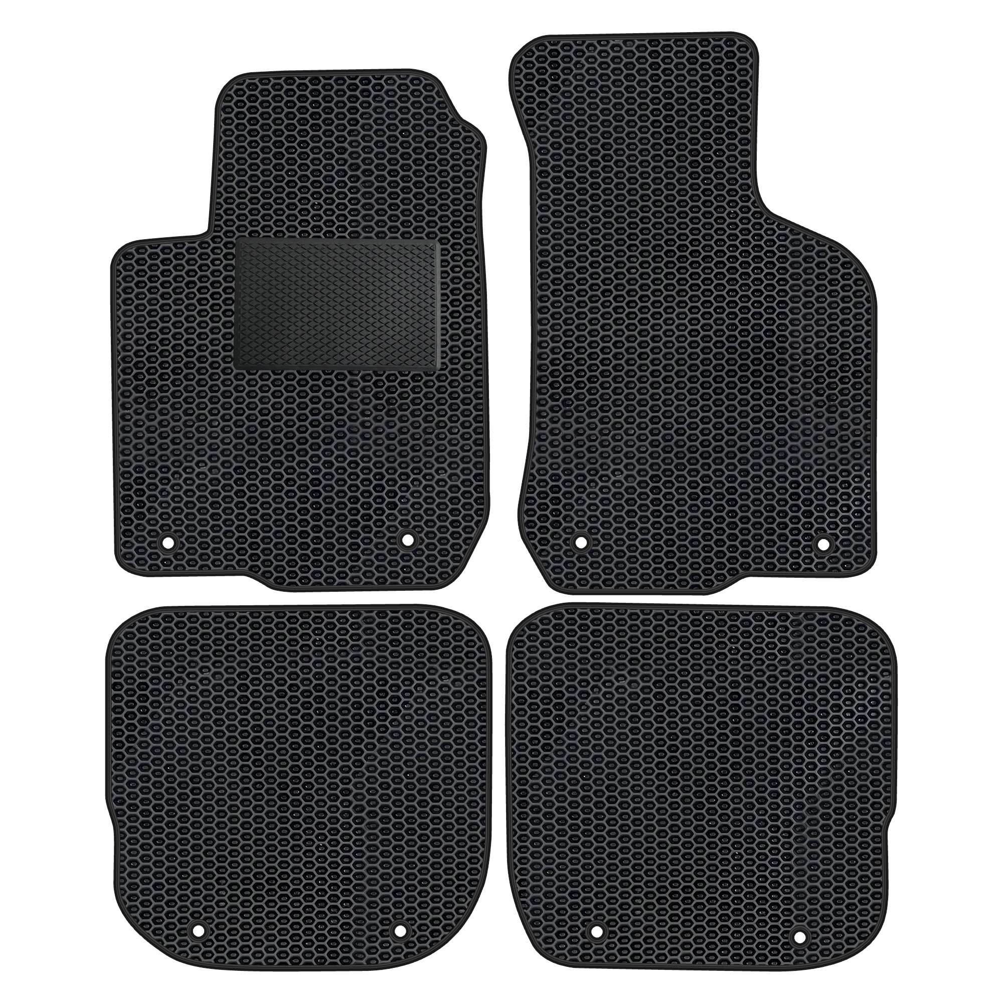 Au044evapod - Komplettes Set Eva-autofußmatten Passend Für Audi A3 I 8l 1996-2000 (mit Zusätzlicher Verstärkung)
