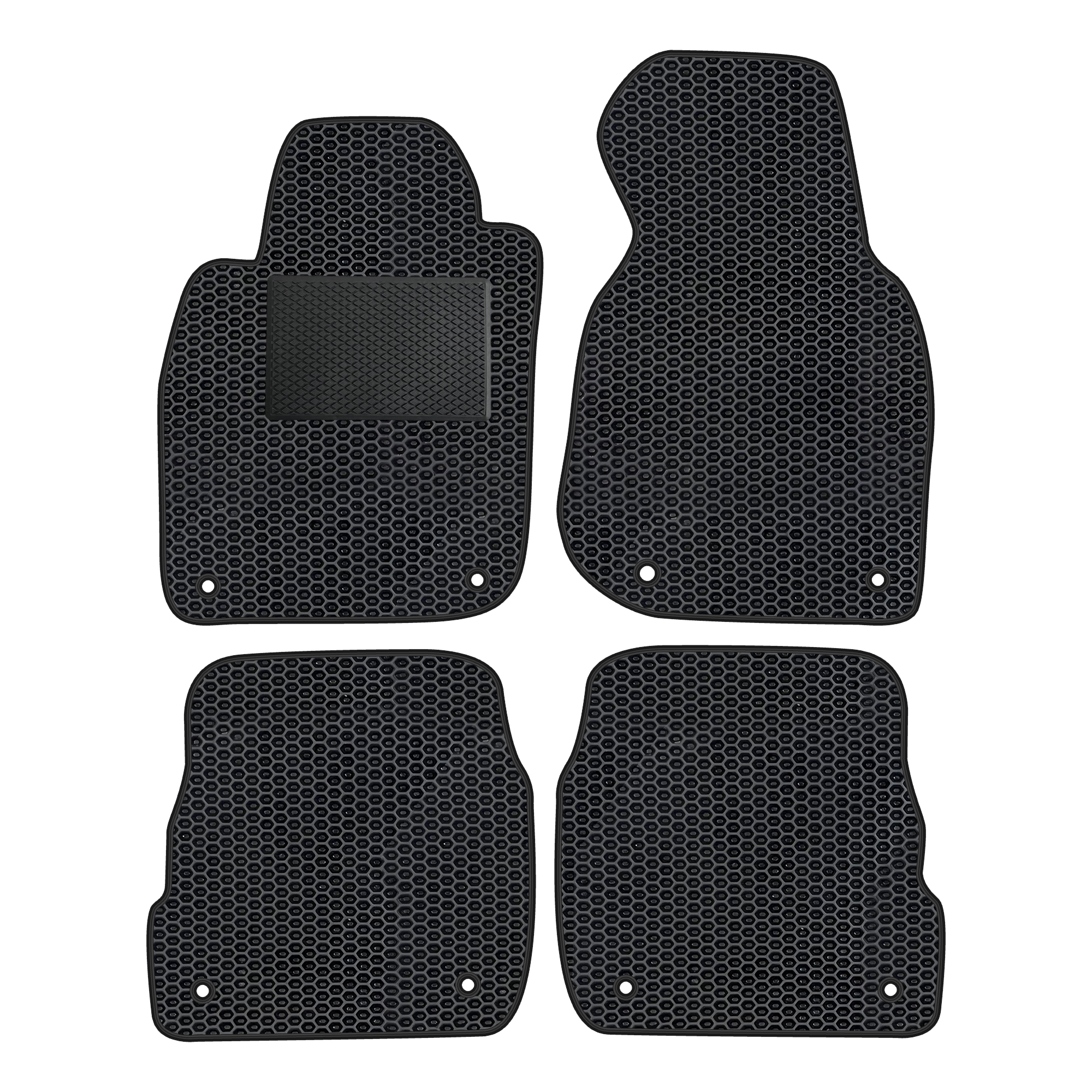 Au056evapod - Komplettes Set Eva-autofußmatten Passend Für Audi S6 C6 Avant, Limousine 2006-2010 (mit Zusätzlicher Verstärkung)