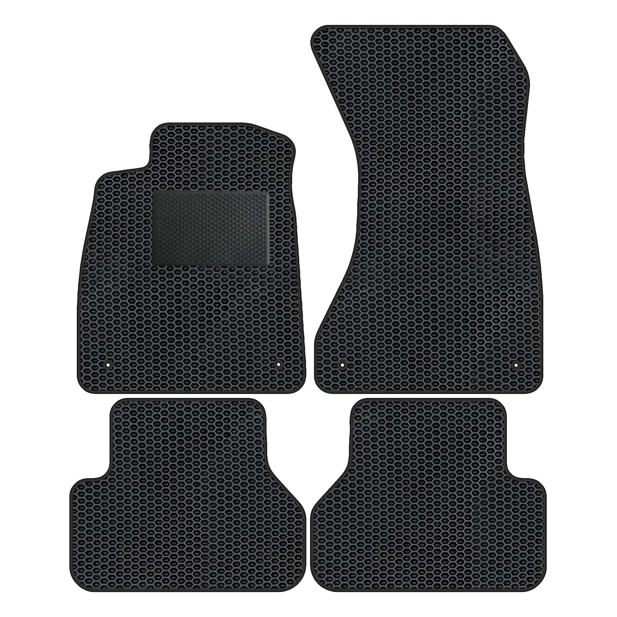 Au054evapod - Komplettes Set Eva-autofußmatten Passend Für Audi A5 Ii F5a Sportback Fl 2020- (mit Zusätzlicher Verstärkung)