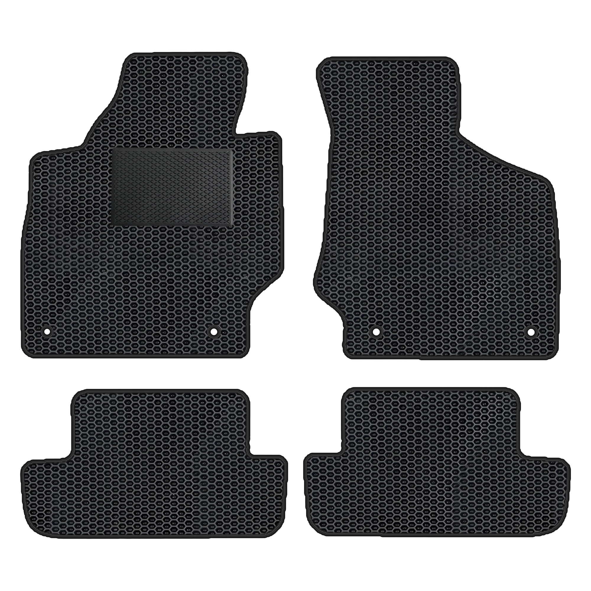 Au059evapod - Komplettes Set Eva-autofußmatten Passend Für Audi Tt Ii 8j Coupé 2006-2014 (mit Zusätzlicher Verstärkung)