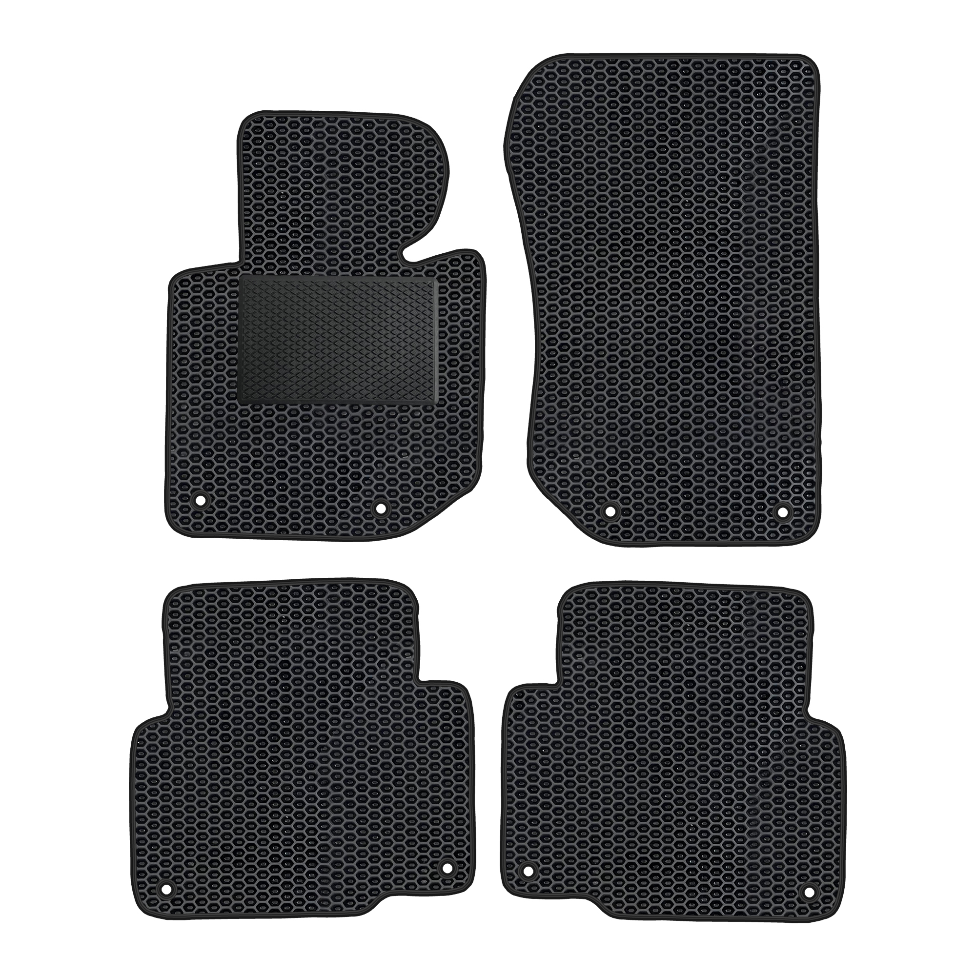 Bm003evapod - Komplettes Set Eva-autofußmatten Passend Für Bmw 3er E36 Compact Coupé Limousine Touring 1990-1999 (mit Zusätzlicher Verstärkung)