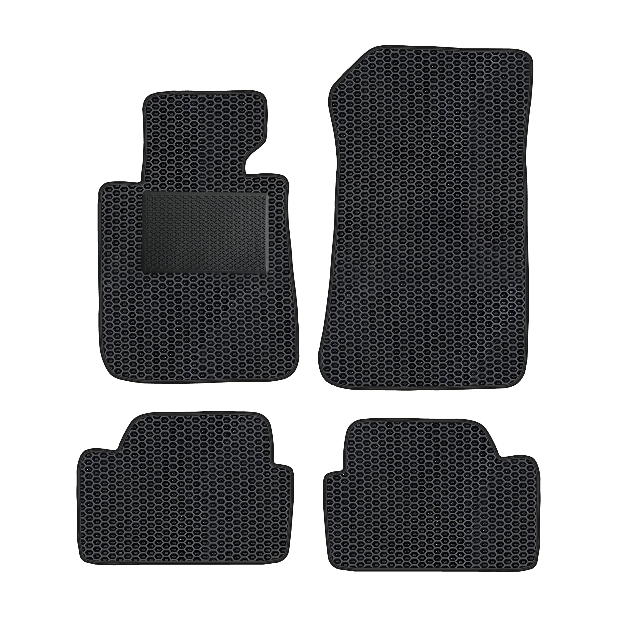 Bm008evapod - Komplettes Set Eva-autofußmatten Passend Für Bmw 1er E87 2004-2011 (mit Zusätzlicher Verstärkung)