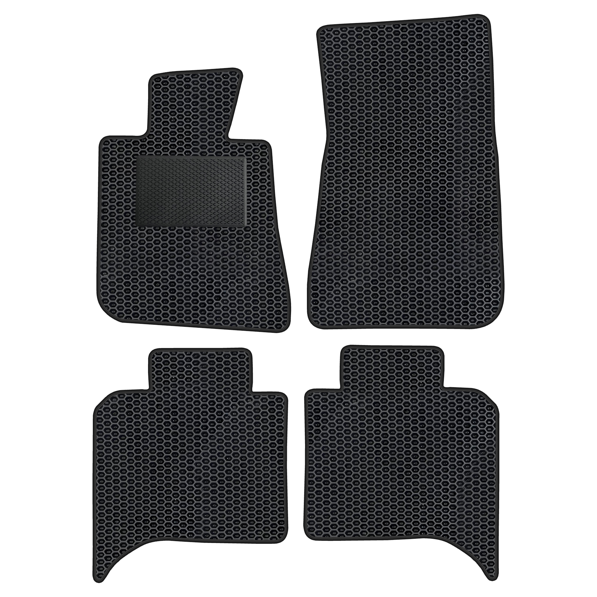Bm014evapod - Komplettes Set Eva-autofußmatten Passend Für Bmw 5er E28 1981-1991 (mit Zusätzlicher Verstärkung)