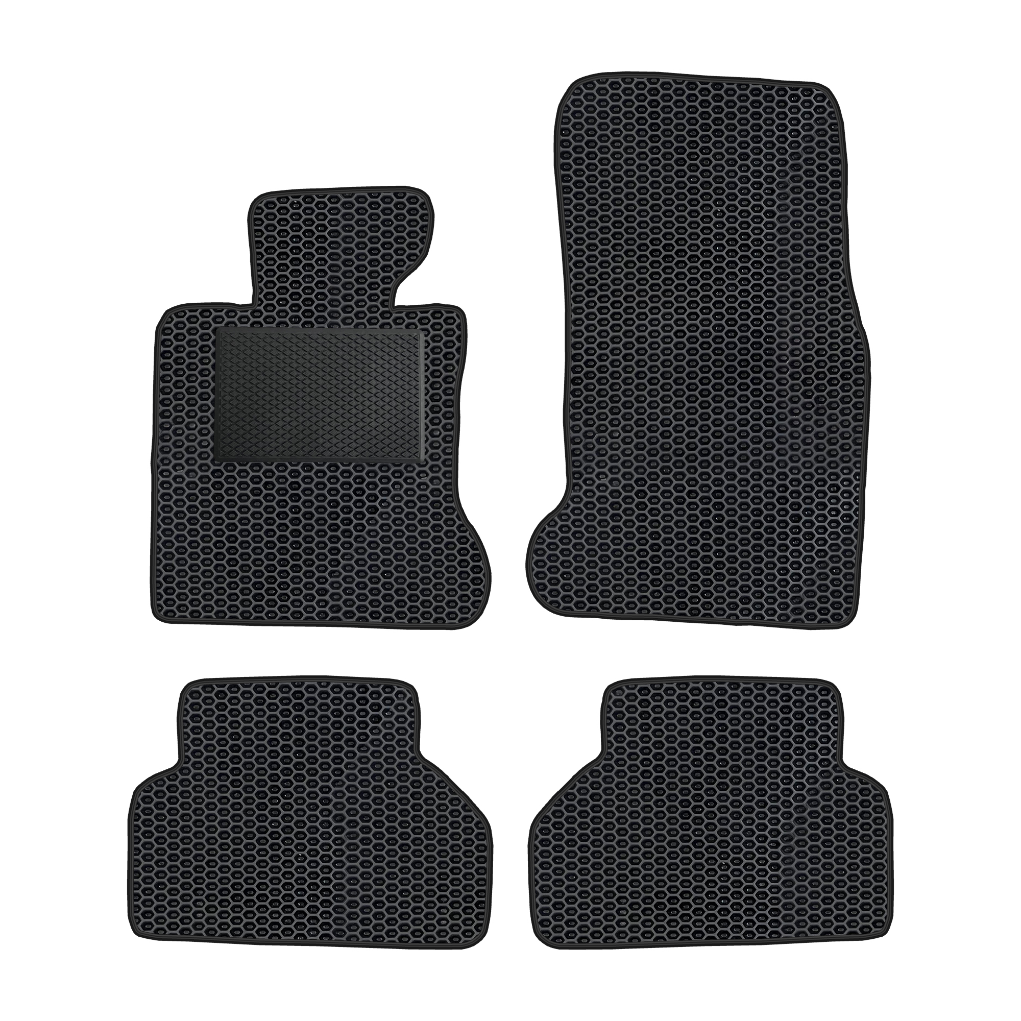 Bm013evapod - Komplettes Set Eva-autofußmatten Passend Für Bmw 5er E60 E61 2003-2010 (mit Zusätzlicher Verstärkung)