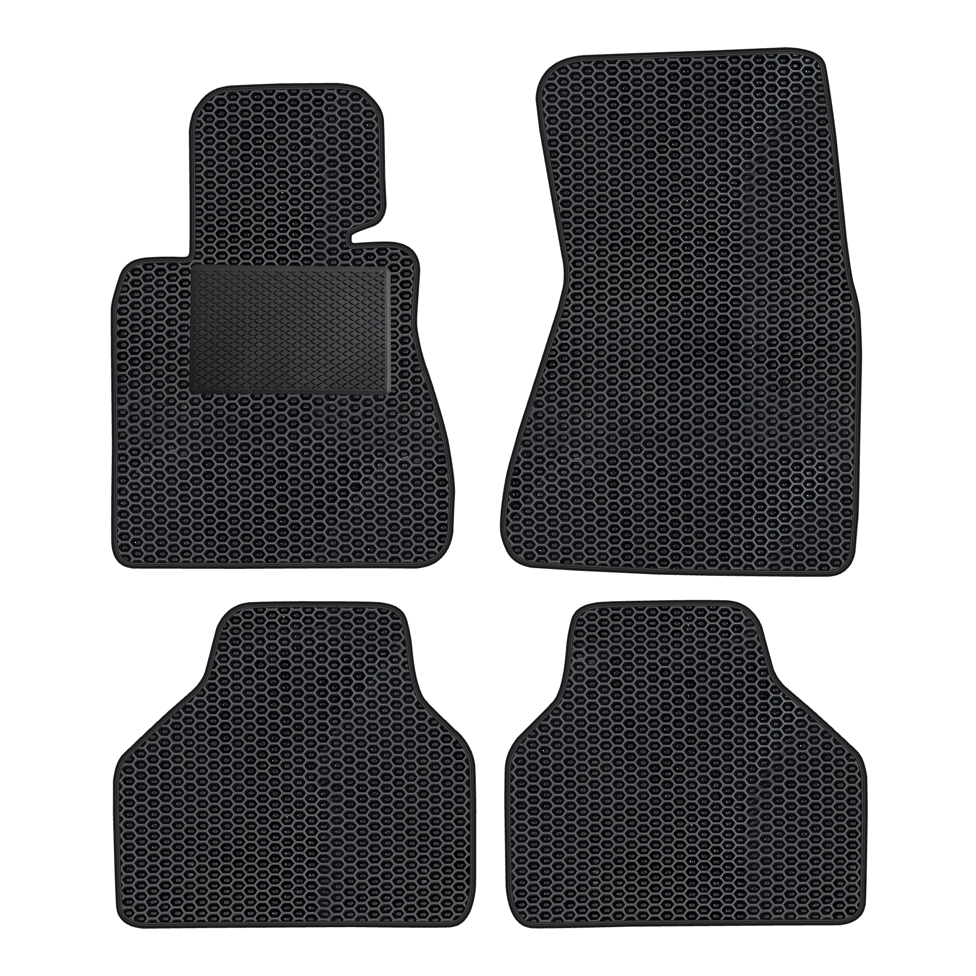 Bm021evapod - Komplettes Set Eva-autofußmatten Passend Für Bmw 7er E65 2002-2008 (mit Zusätzlicher Verstärkung)