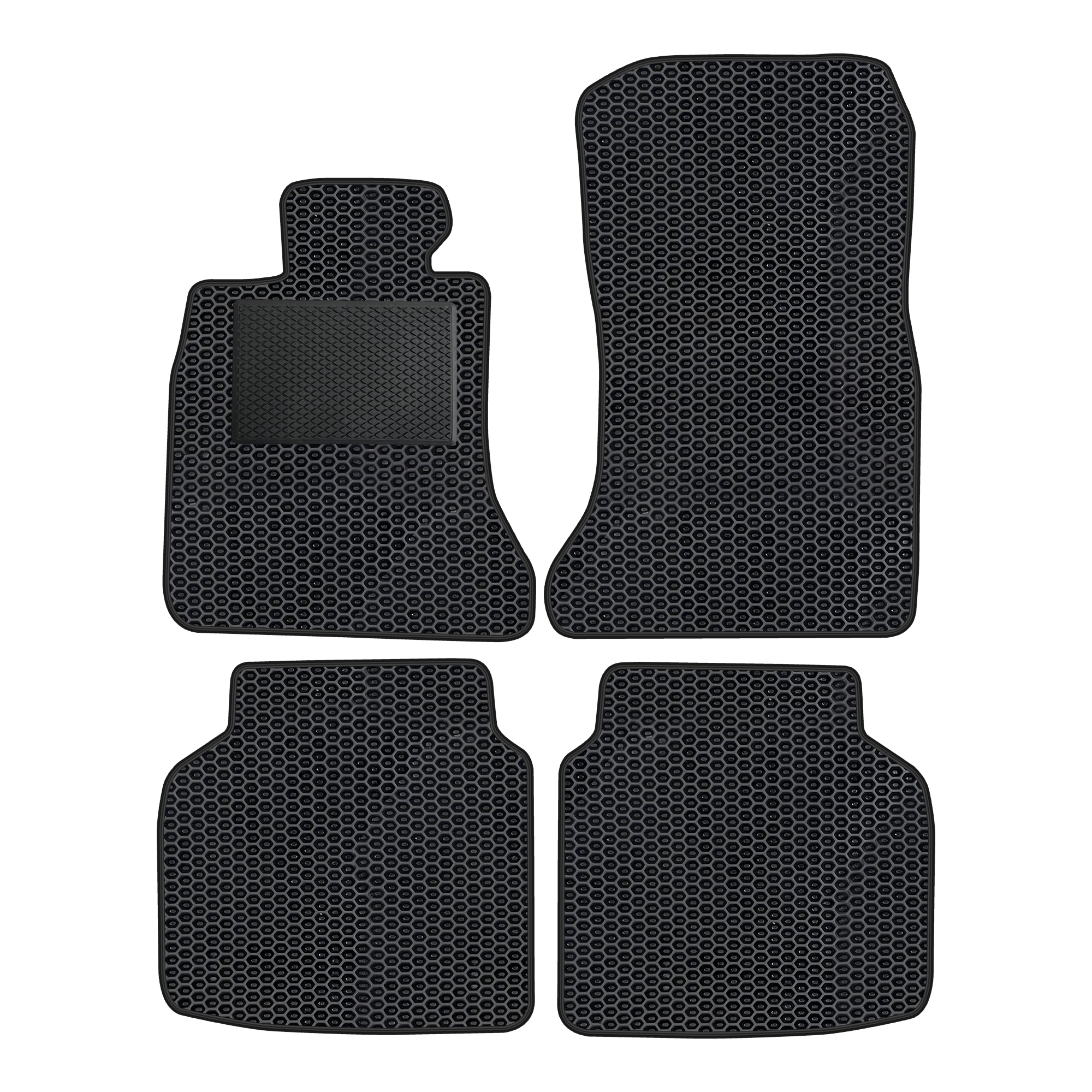 Bm022evapod - Komplettes Set Eva-autofußmatten Passend Für Bmw 7er F02 Lang 2008-2015 (mit Zusätzlicher Verstärkung)