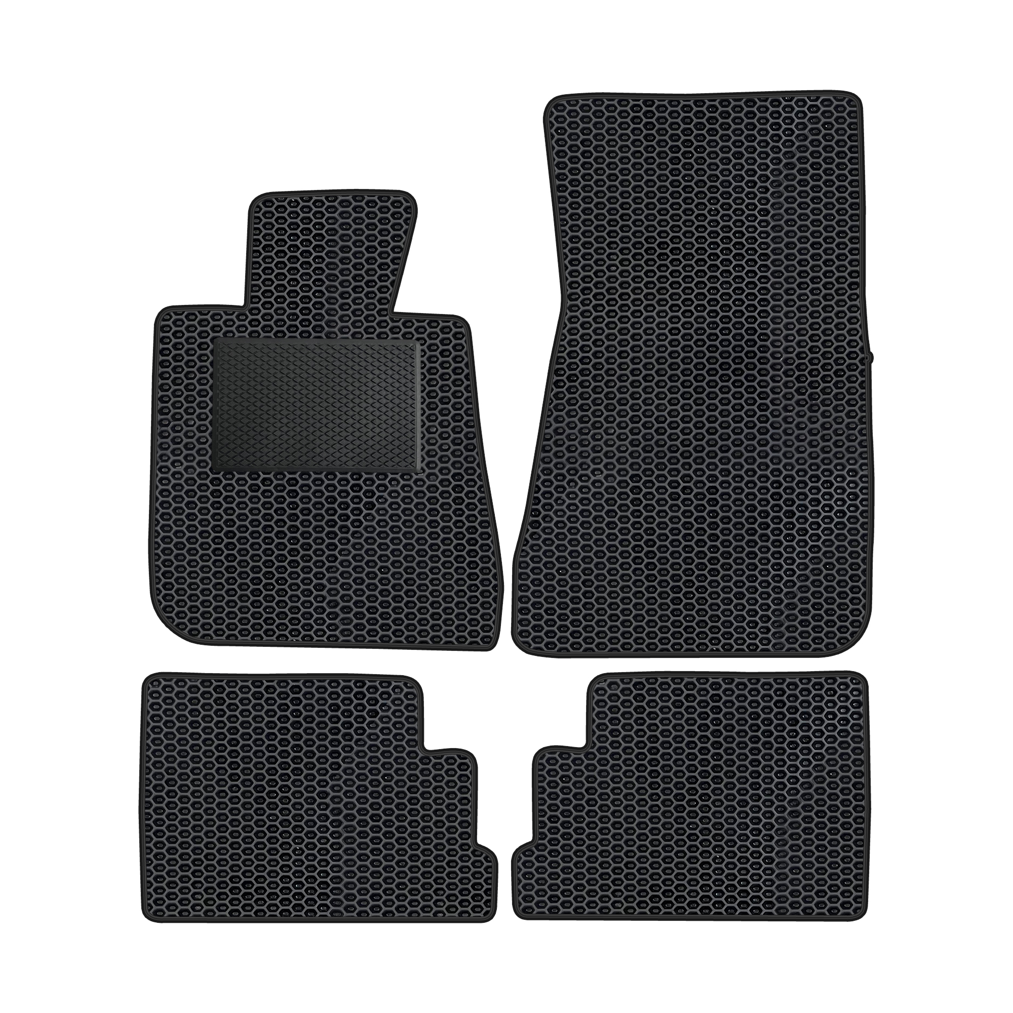 Bm030evapod - Komplettes Set Eva-autofußmatten Passend Für Bmw 6er E24 1975-1989 (mit Zusätzlicher Verstärkung)