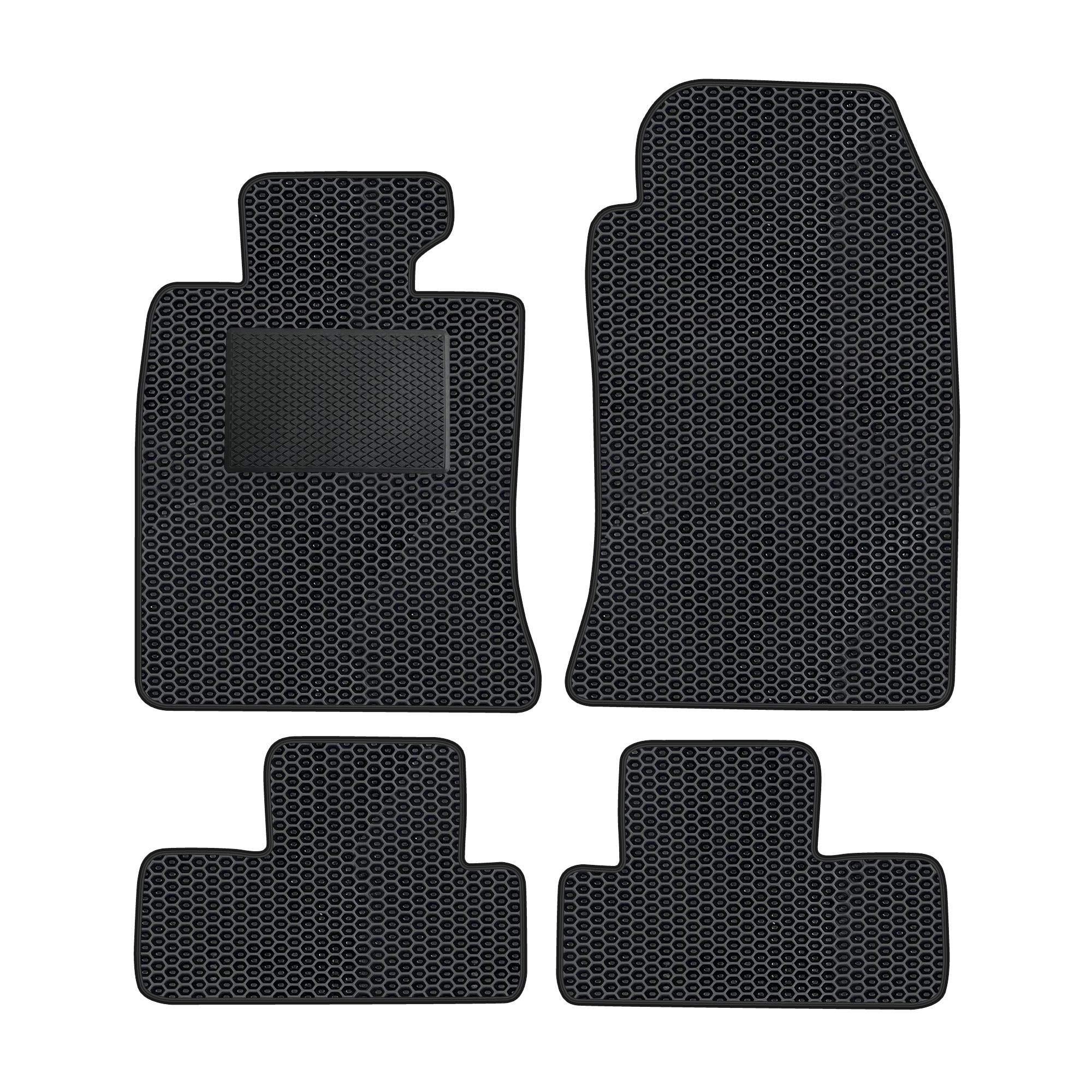 Bm032evapod - Komplettes Set Eva-autofußmatten Passend Für Mini Cooper R50 I 2001-2006 (mit Zusätzlicher Verstärkung)