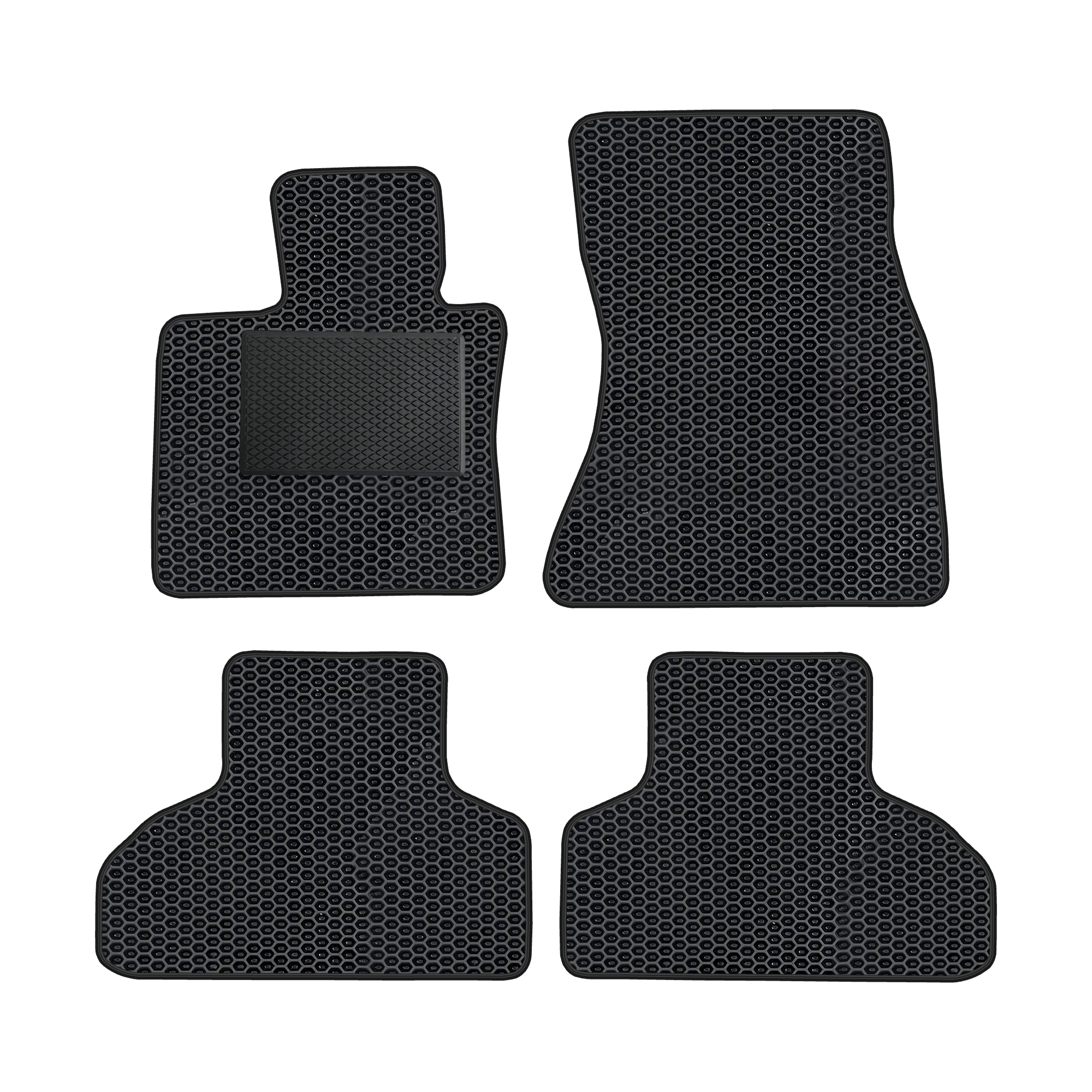 Bm039evapod - Komplettes Set Eva-autofußmatten Passend Für Bmw X5 F15 2013-2018 (mit Zusätzlicher Verstärkung)