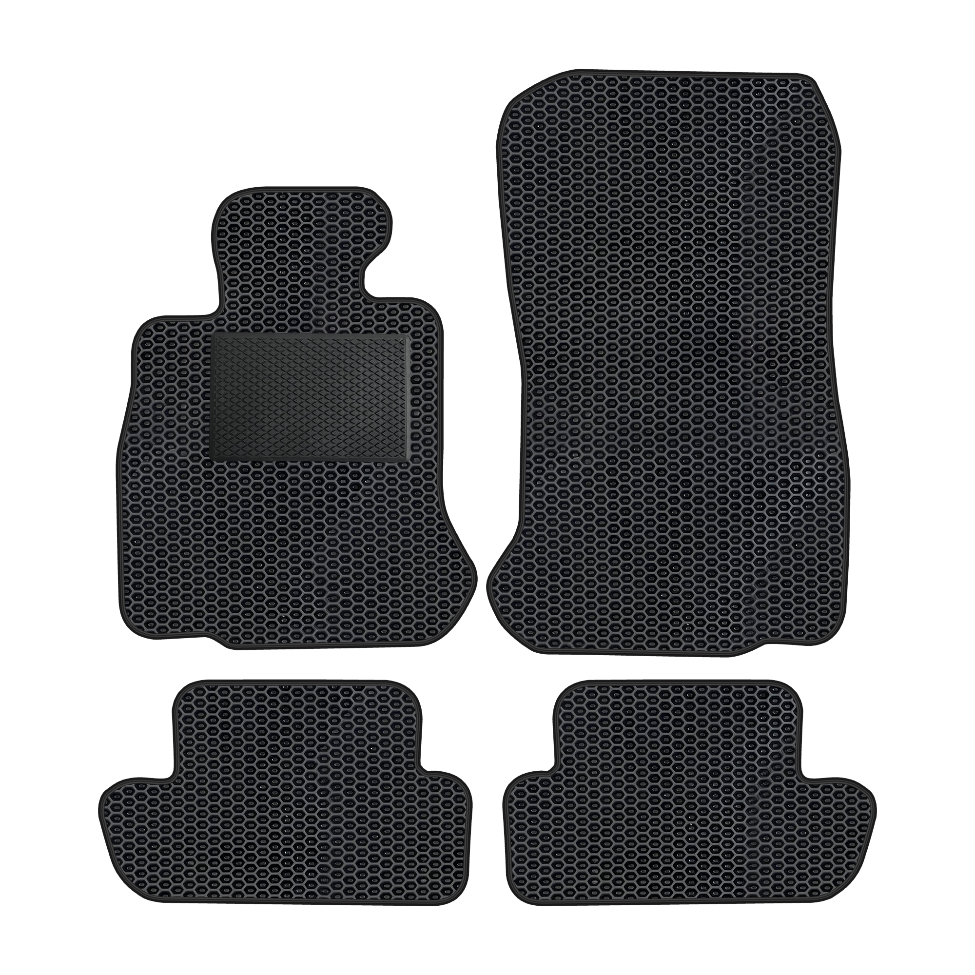 Bm035evapod - Komplettes Set Eva-autofußmatten Passend Für Bmw 6er F06 F12 F13 2011-2018 (mit Zusätzlicher Verstärkung)