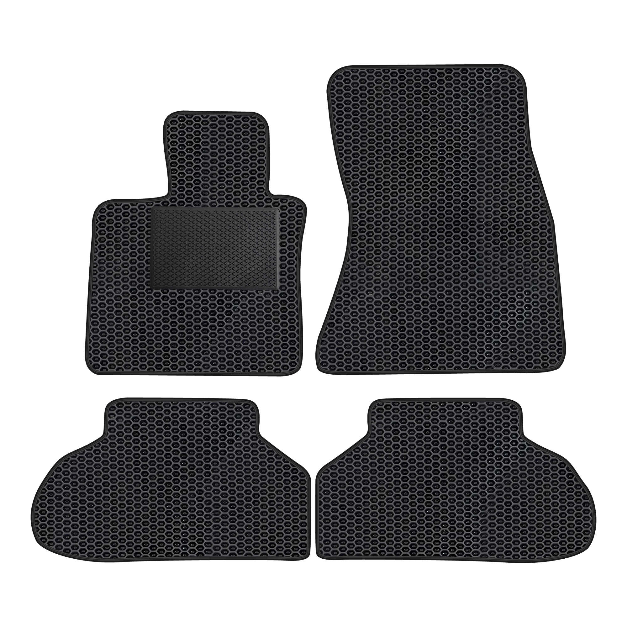 Bm042evapod - Komplettes Set Eva-autofußmatten Passend Für Bmw X6 Ii F16 2015-2019 (mit Zusätzlicher Verstärkung)