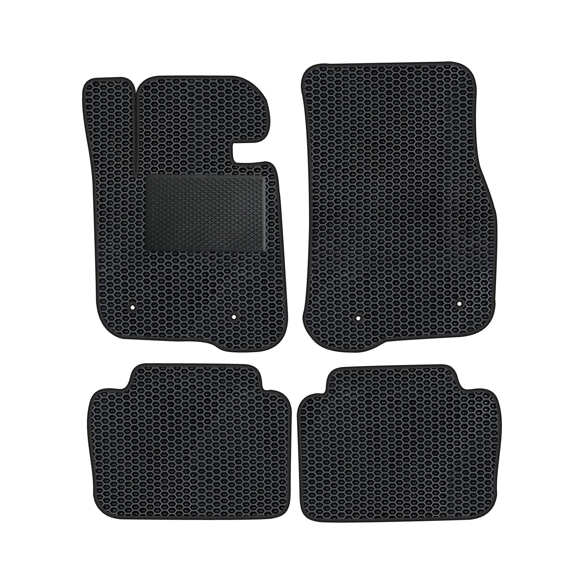Bm047evapod - Komplettes Set Eva-autofußmatten Passend Für Bmw 4er F33 2013-2020 (mit Zusätzlicher Verstärkung)