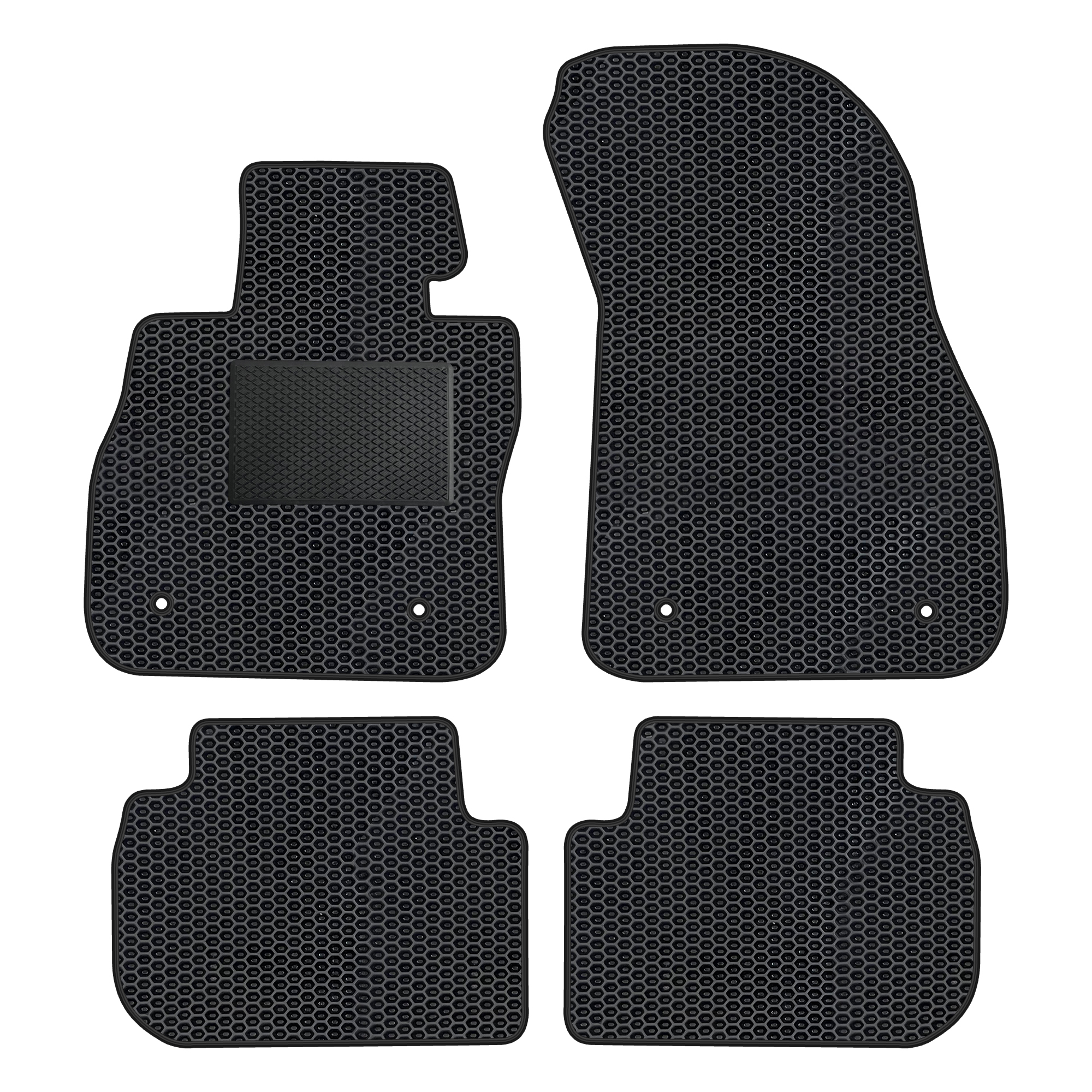 Bm055evapod - Komplettes Set Eva-autofußmatten Passend Für Bmw 1er F40 2019- (mit Zusätzlicher Verstärkung)