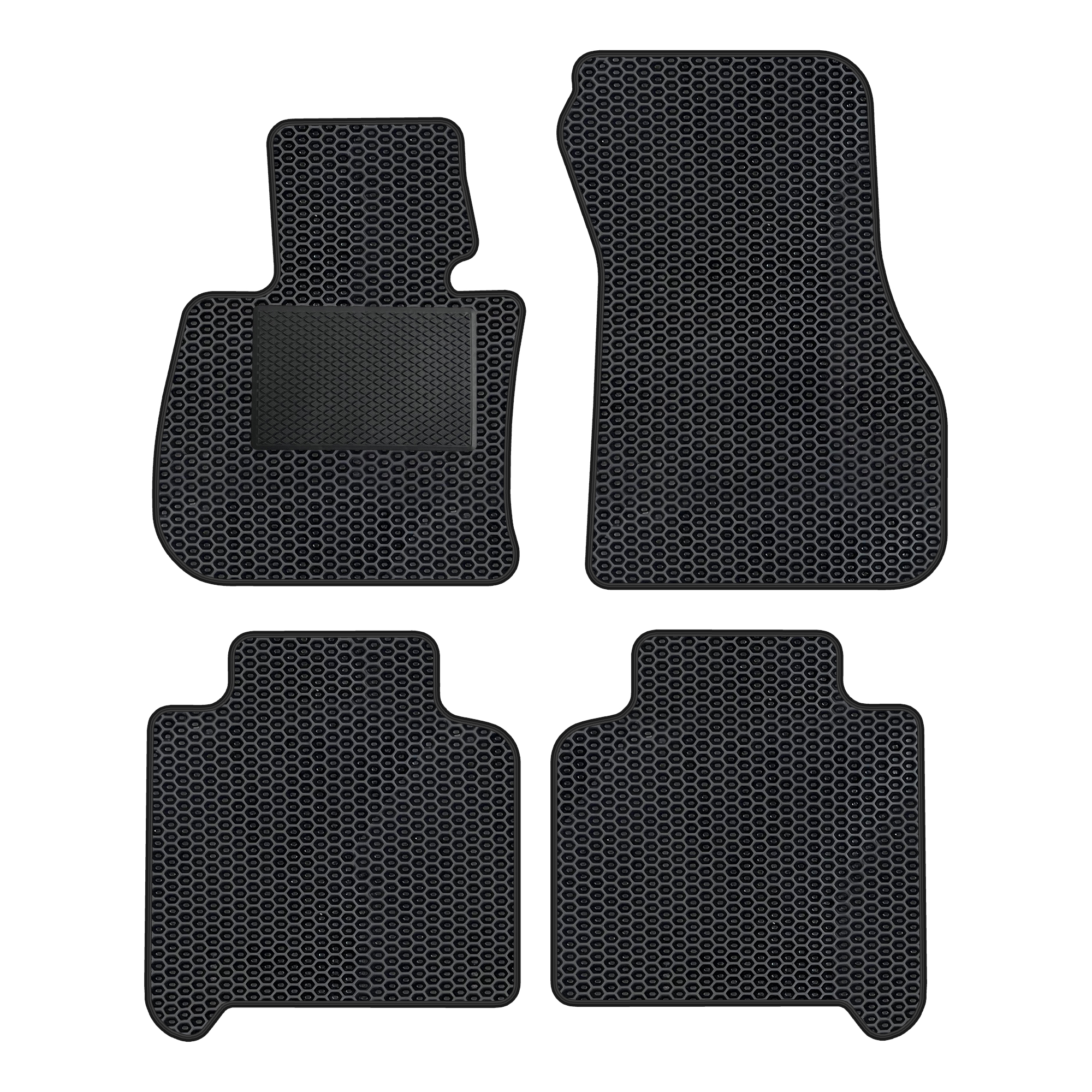 Bm056evapod - Komplettes Set Eva-autofußmatten Passend Für Bmw 2er F46 Gran Tourer 2015-2021 (mit Zusätzlicher Verstärkung)