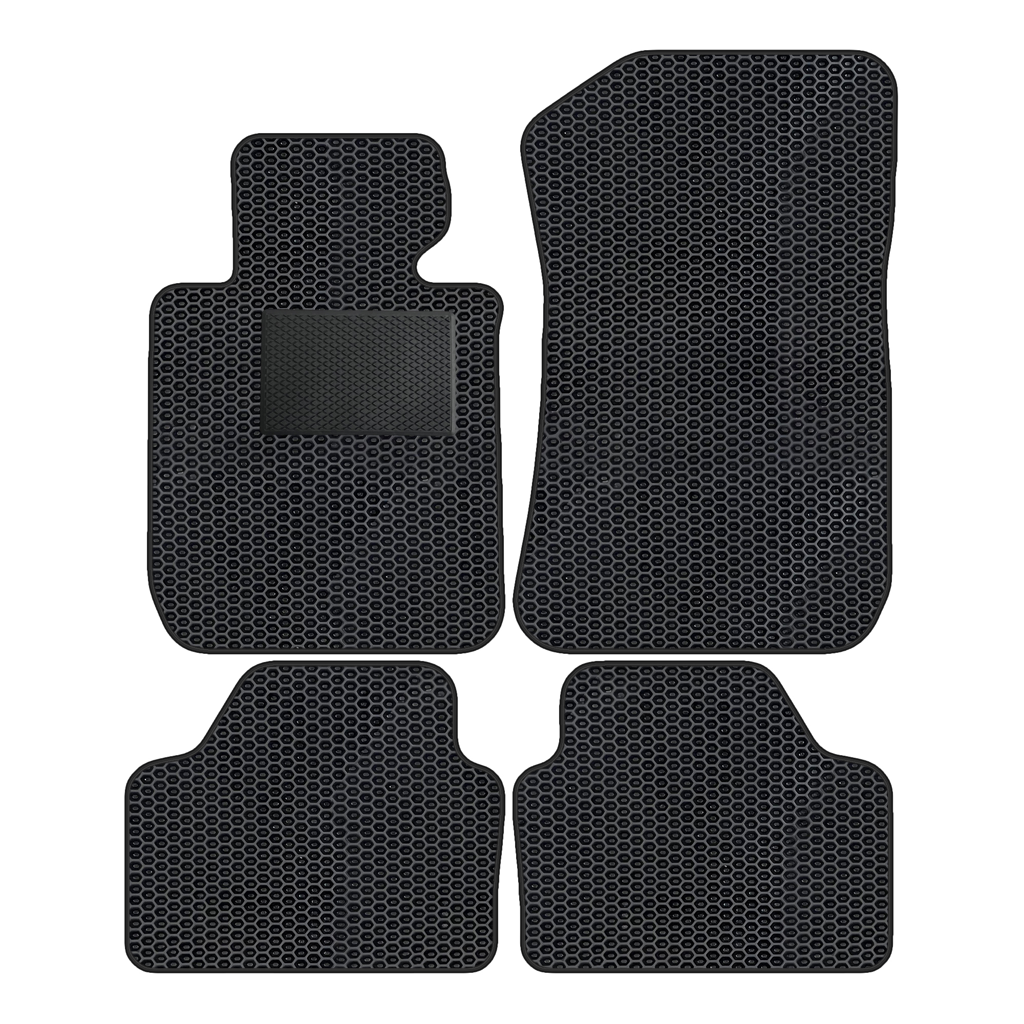 Bm070evapod - Komplettes Set Eva-autofußmatten Passend Für Bmw X1 E84 S-drive 2009-2015 (mit Zusätzlicher Verstärkung)