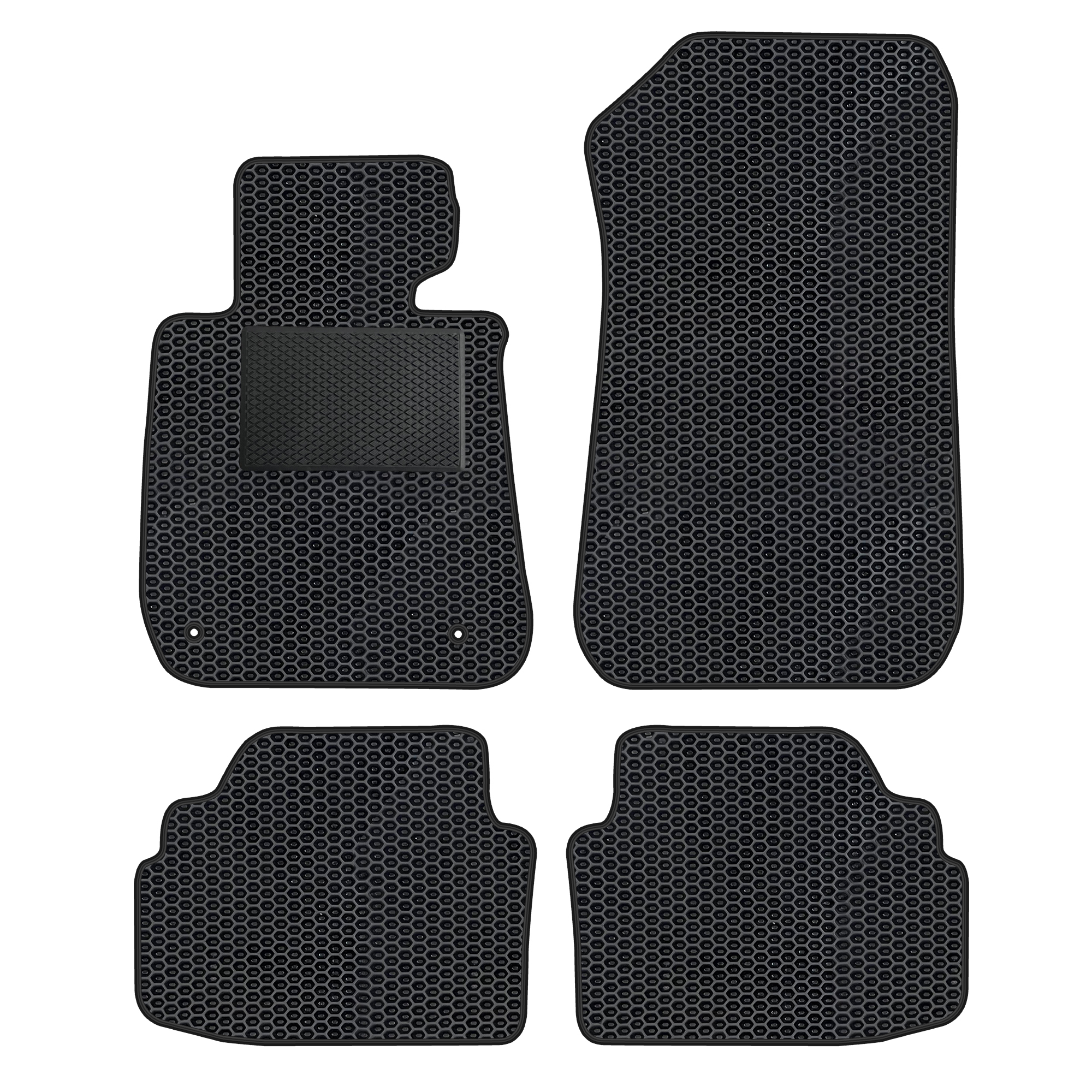 Bm073evapod - Komplettes Set Eva-autofußmatten Passend Für Bmw 3er E92 Coupé Xdrive 2007-2012 (mit Zusätzlicher Verstärkung)