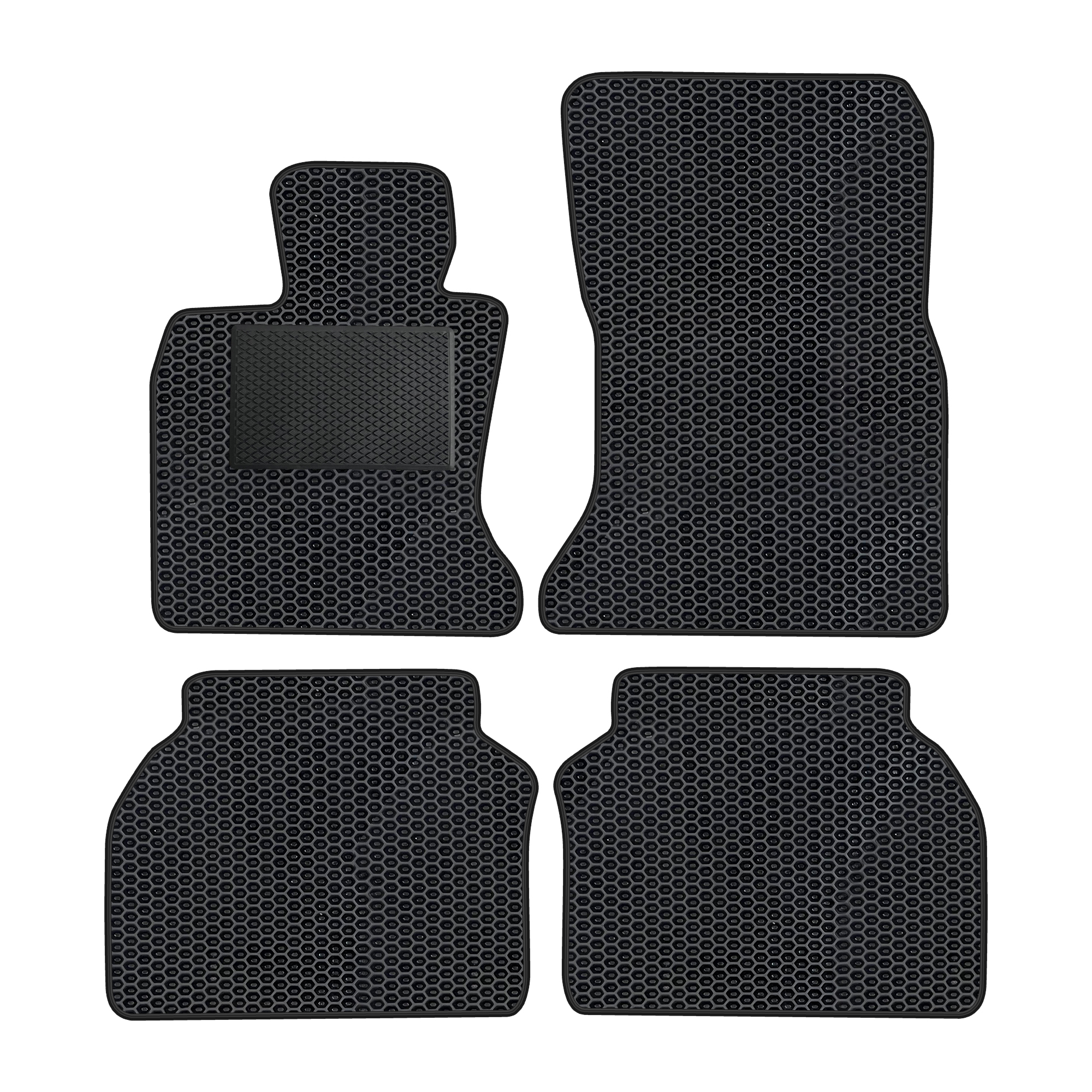 Bm075evapod - Komplettes Set Eva-autofußmatten Passend Für Bmw 5er Gt F07 Xdrive 2009-2017 (mit Zusätzlicher Verstärkung)