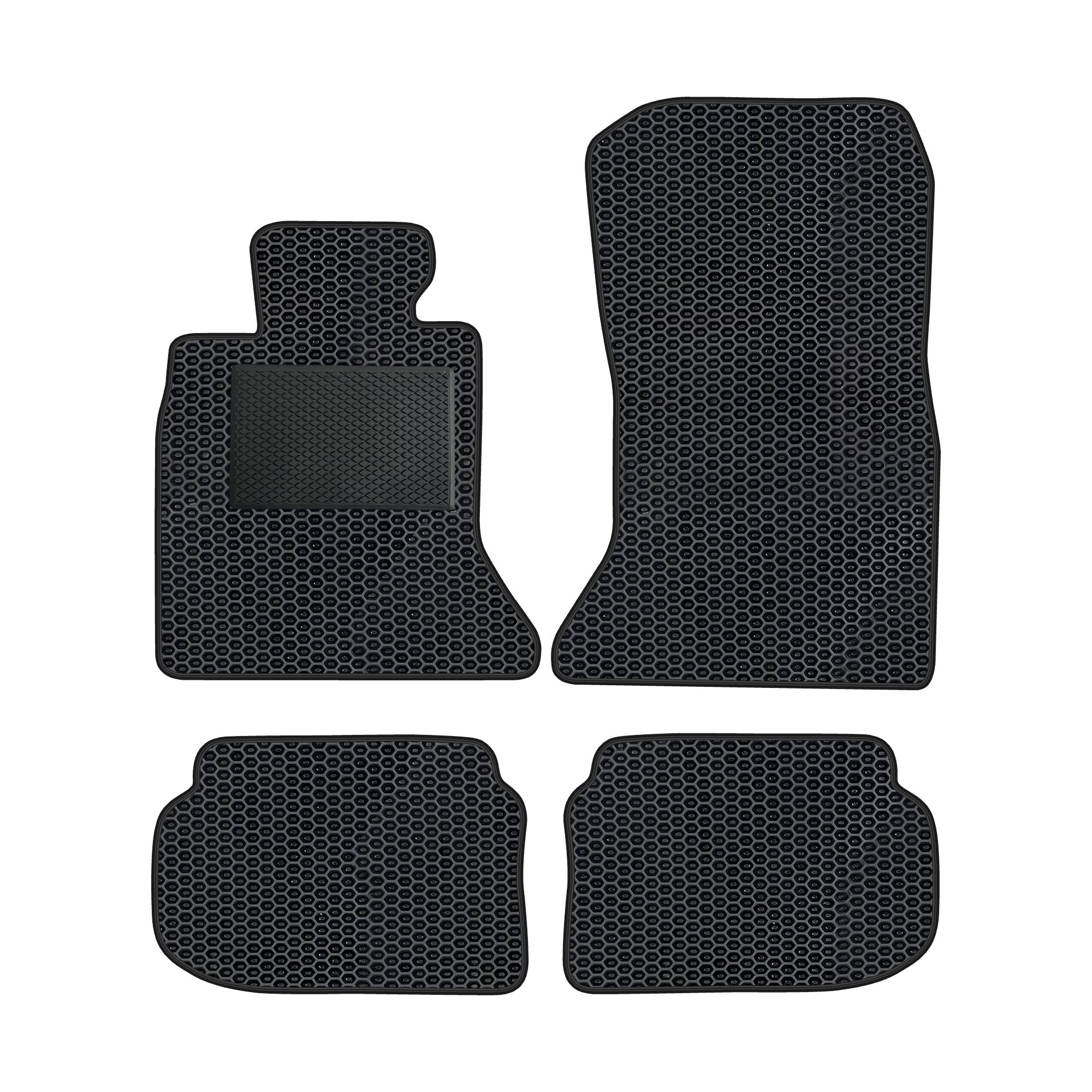 Bm076evapod - Komplettes Set Eva-autofußmatten Passend Für Bmw 5er F10/f11 Xdrive Facelift 2013-2017 (mit Zusätzlicher Verstärkung)