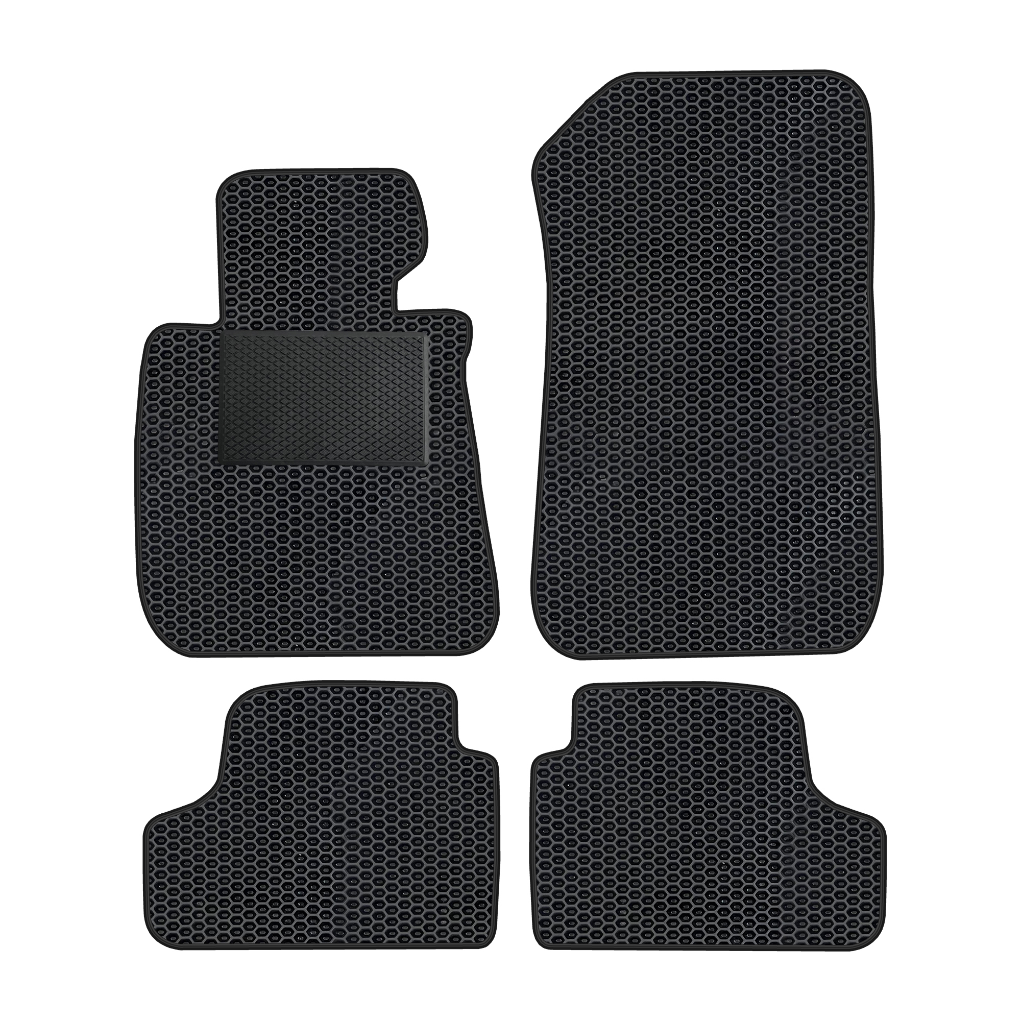 Bm085evapod - Komplettes Set Eva-autofußmatten Passend Für Bmw 3er E93 Cabrio Xdrive 2007-2013 (mit Zusätzlicher Verstärkung)