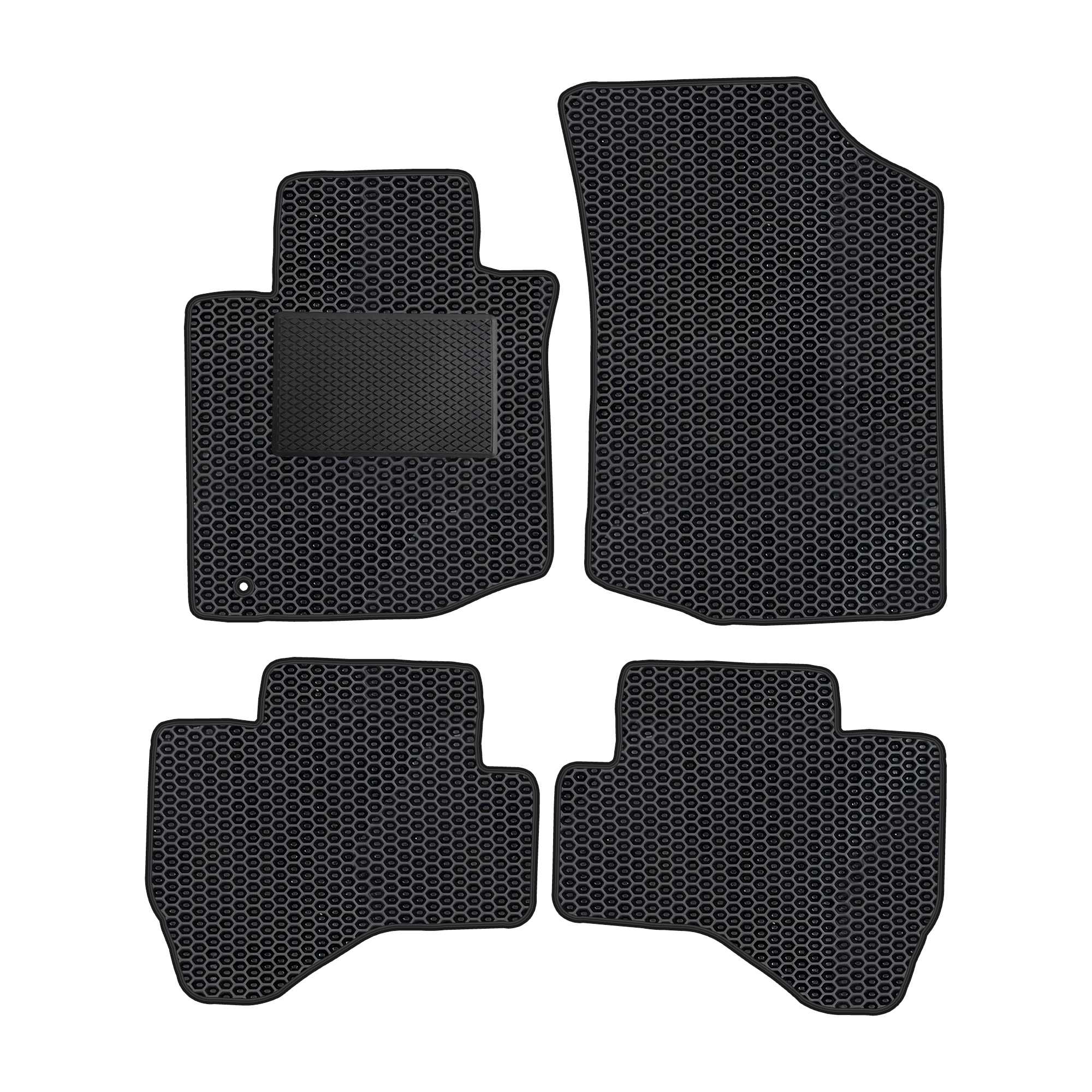 Ct001cpevapod - Komplettes Set Eva-autofußmatten Passend Für Citroen C1 Peugeot 107 2005-2014 (mit Zusätzlicher Verstärkung)