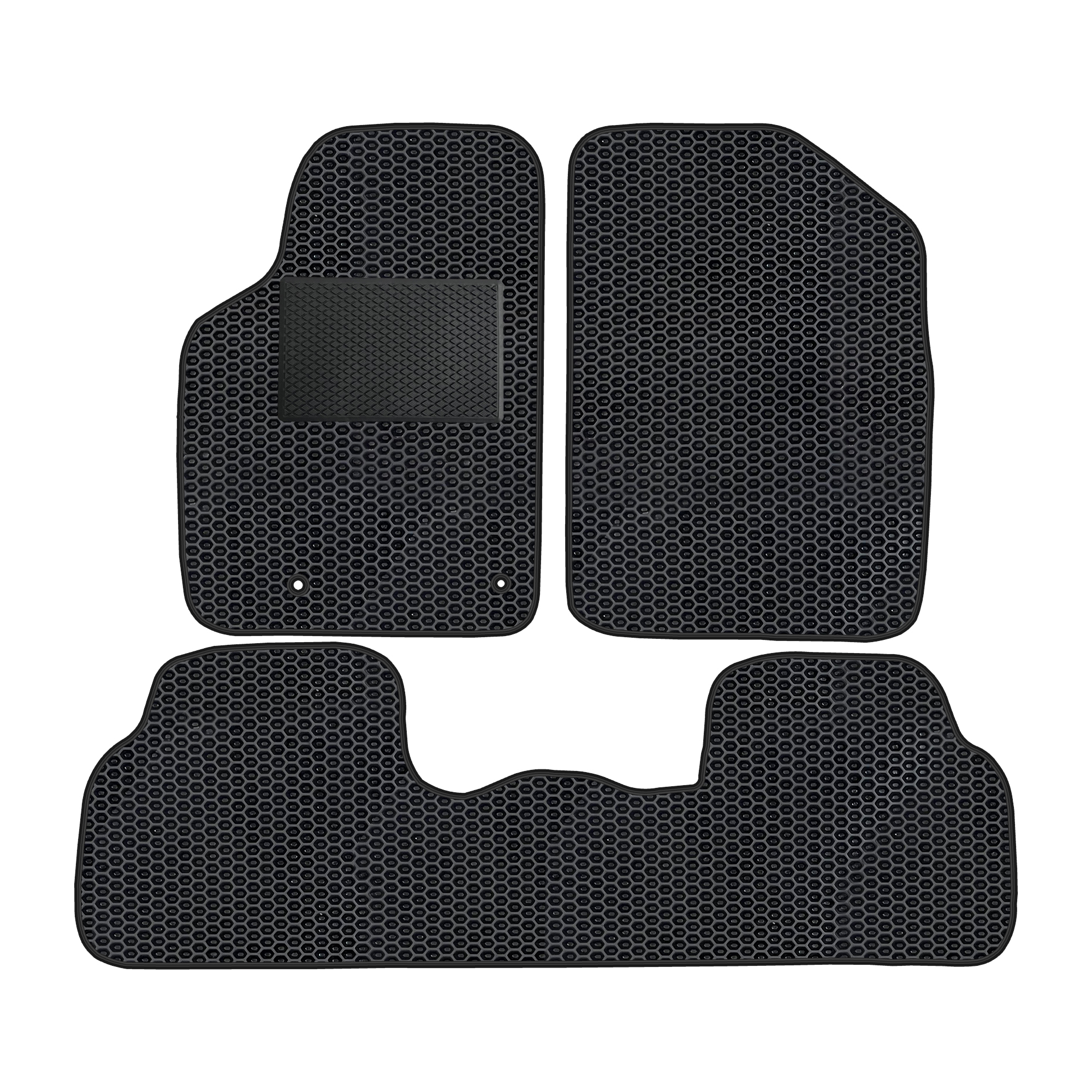 Ct011evapod - Komplettes Set Eva-autofußmatten Passend Für Citroen Berlingo I Peugeot Partner I 1998-2007 (mit Zusätzlicher Verstärkung)