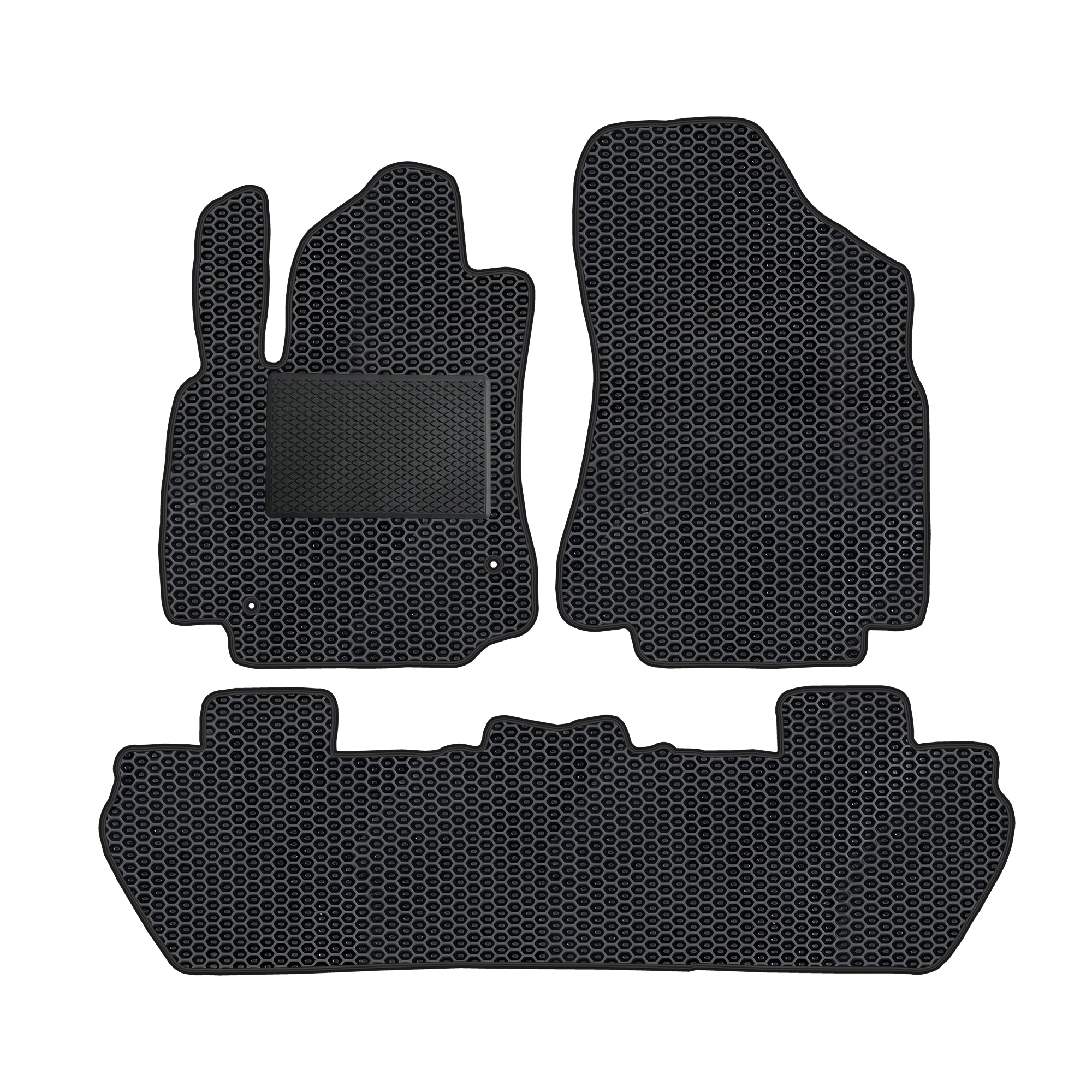 Ct012evapod - Komplettes Set Eva-autofußmatten Passend Für Citroen Berlingo Ii Peugeot Partner Ii 2008-2018 (mit Zusätzlicher Verstärkung)