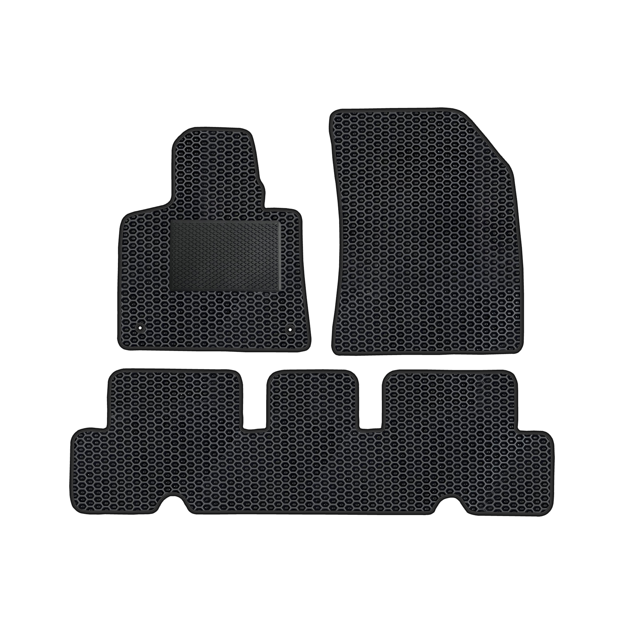 Ct015evapod - Komplettes Set Eva-autofußmatten Passend Für Citroen C4 Picasso Ii 2012-2019 5-sitzer (mit Zusätzlicher Verstärkung)