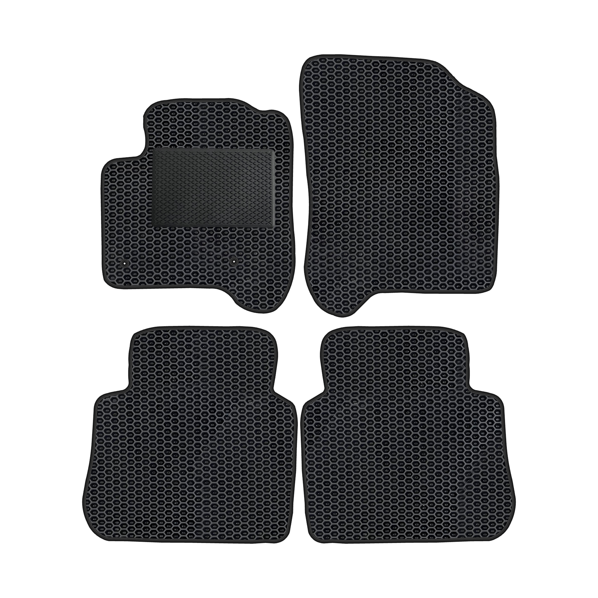 Ct014evapod - Satz Eva-autofußmatten Passend Für Citroen C3 Picasso 2009-2017 (mit Zusätzlicher Verstärkung)