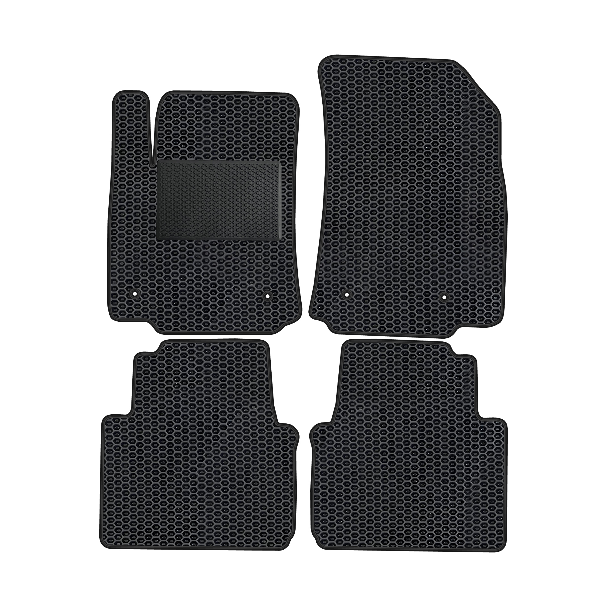 Ct031evapod - Komplettes Set Eva-autofußmatten Passend Für Citroen C3 Aircross Ab 2018 (mit Zusätzlicher Verstärkung)