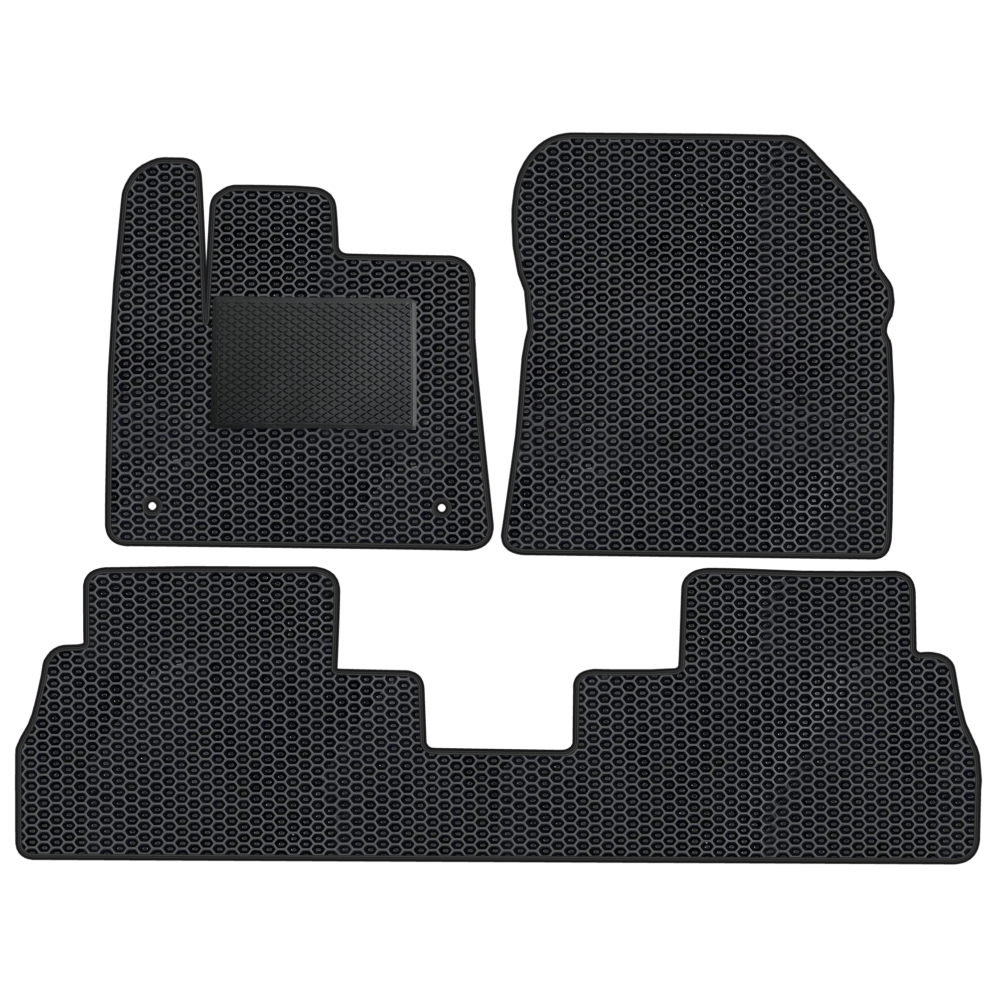 Ct032evapod - Komplettes Set Eva-autofußmatten Passend Für Citroen Berlingo Iii Peugeot Rifter Ab 2018 5-sitzer (mit Zusätzlicher Verstärkung)