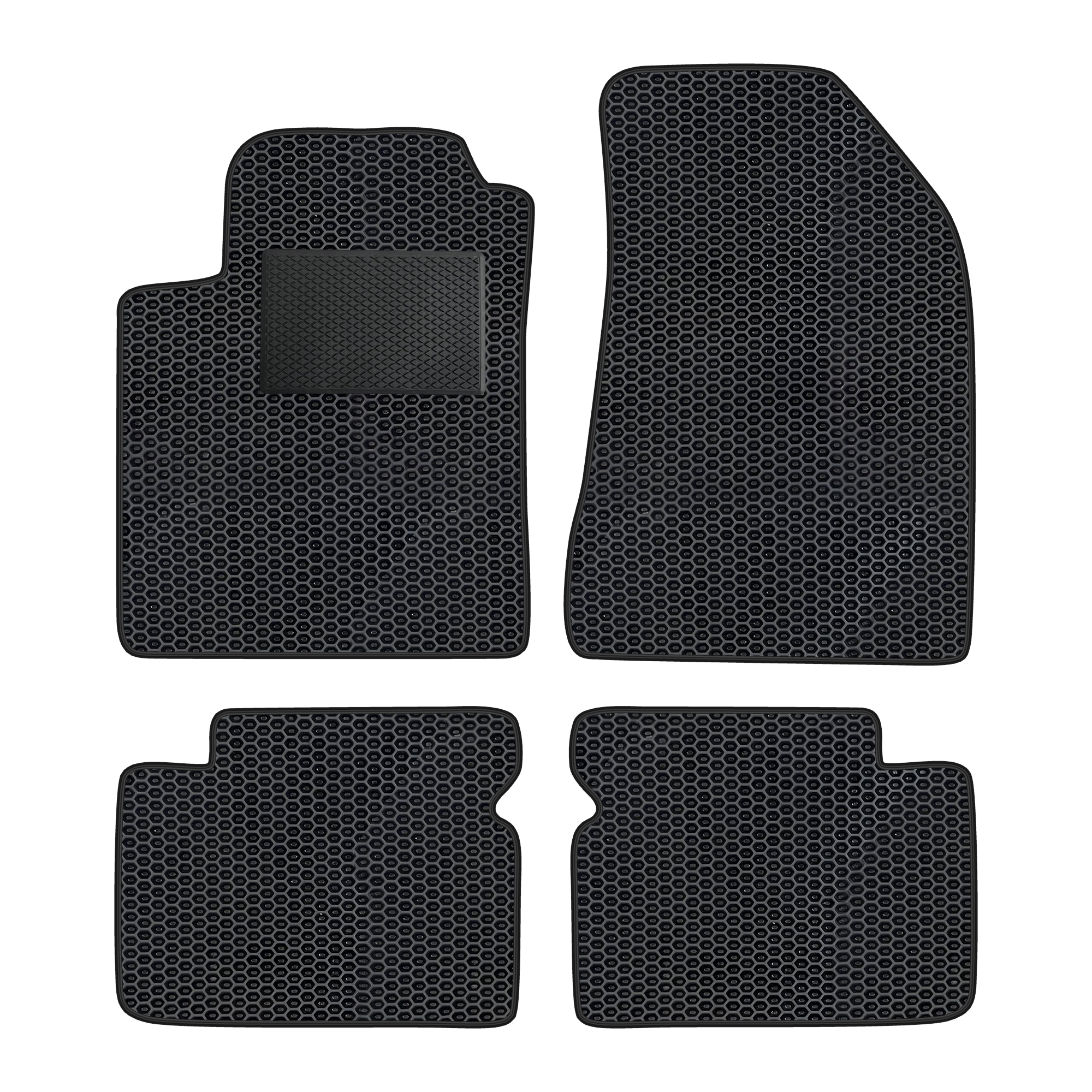Fi003evapod - Komplettes Set Eva-autofußmatten Passend Für Fiat Bravo Lancia Delta 2007-2014 (mit Zusätzlicher Verstärkung)