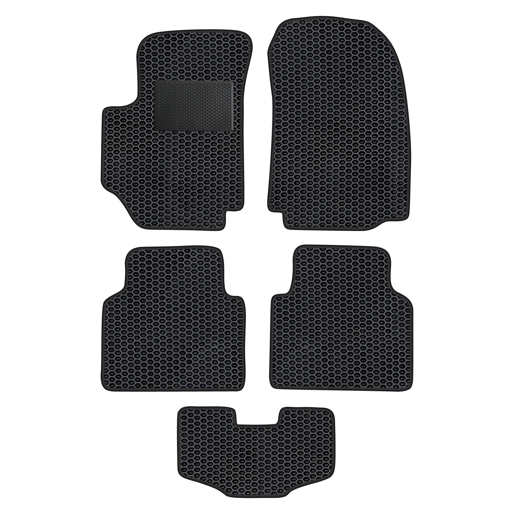 Fi004evapod - Komplettes Set Eva-autofußmatten Passend Für Fiat Croma 2005-2011 (mit Zusätzlicher Verstärkung)